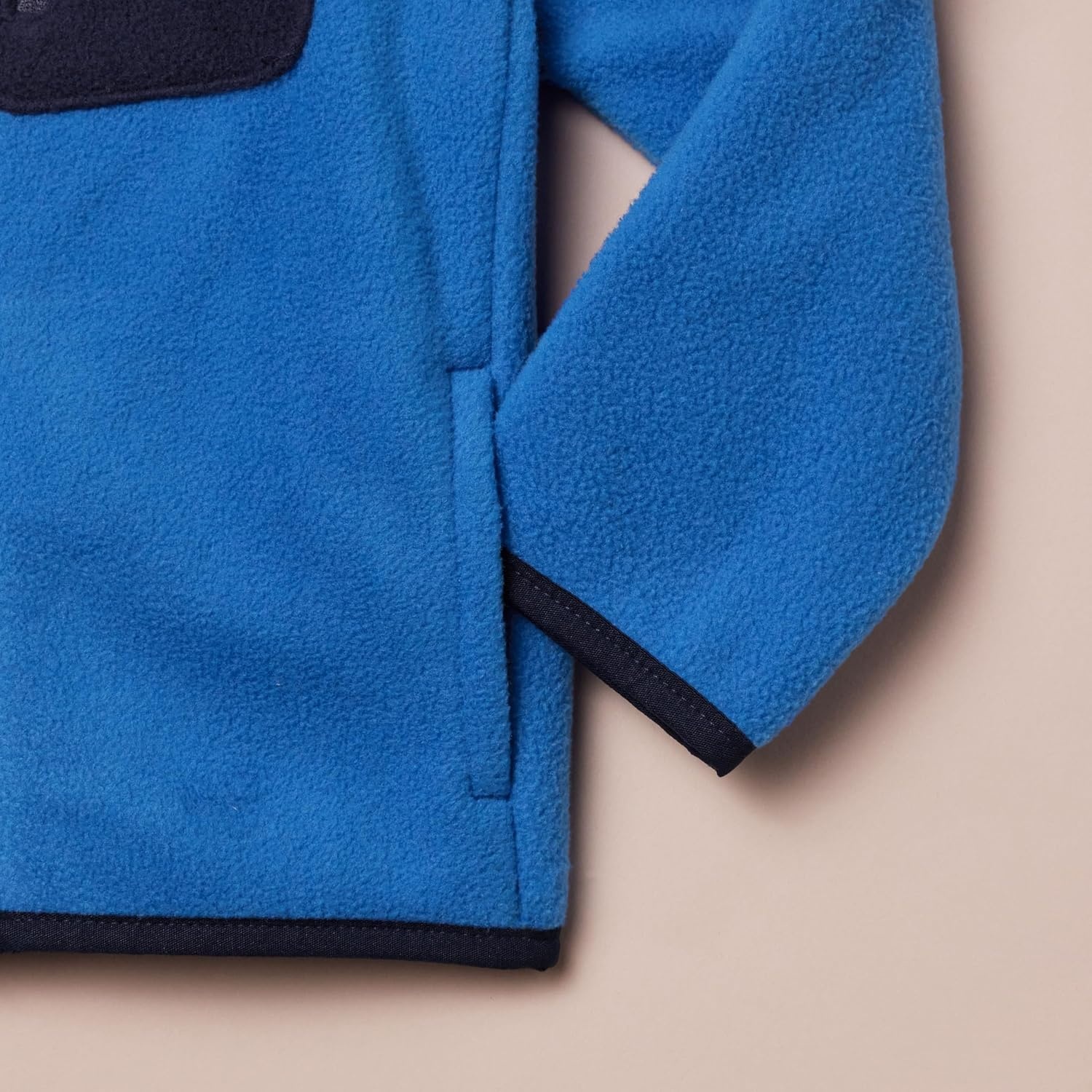 image:imageAmazon Essentials Boys and Toddlers Long Sleeve Polar Fleece FullZip Mock Jacket InsulatedBlue