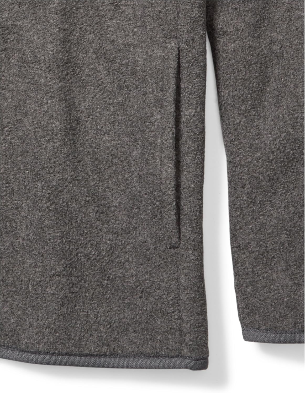 image:imageAmazon Essentials Boys and Toddlers Long Sleeve Polar Fleece FullZip Mock Jacket InsulatedCharcoal Heather