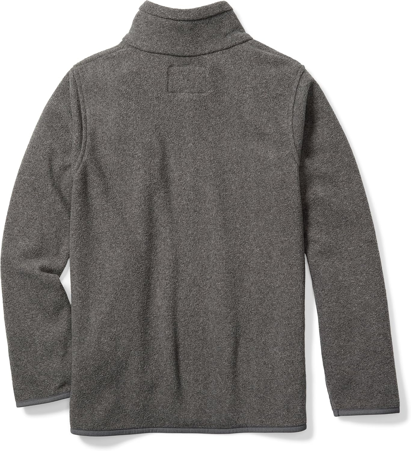 image:imageAmazon Essentials Boys and Toddlers Long Sleeve Polar Fleece FullZip Mock Jacket InsulatedCharcoal Heather