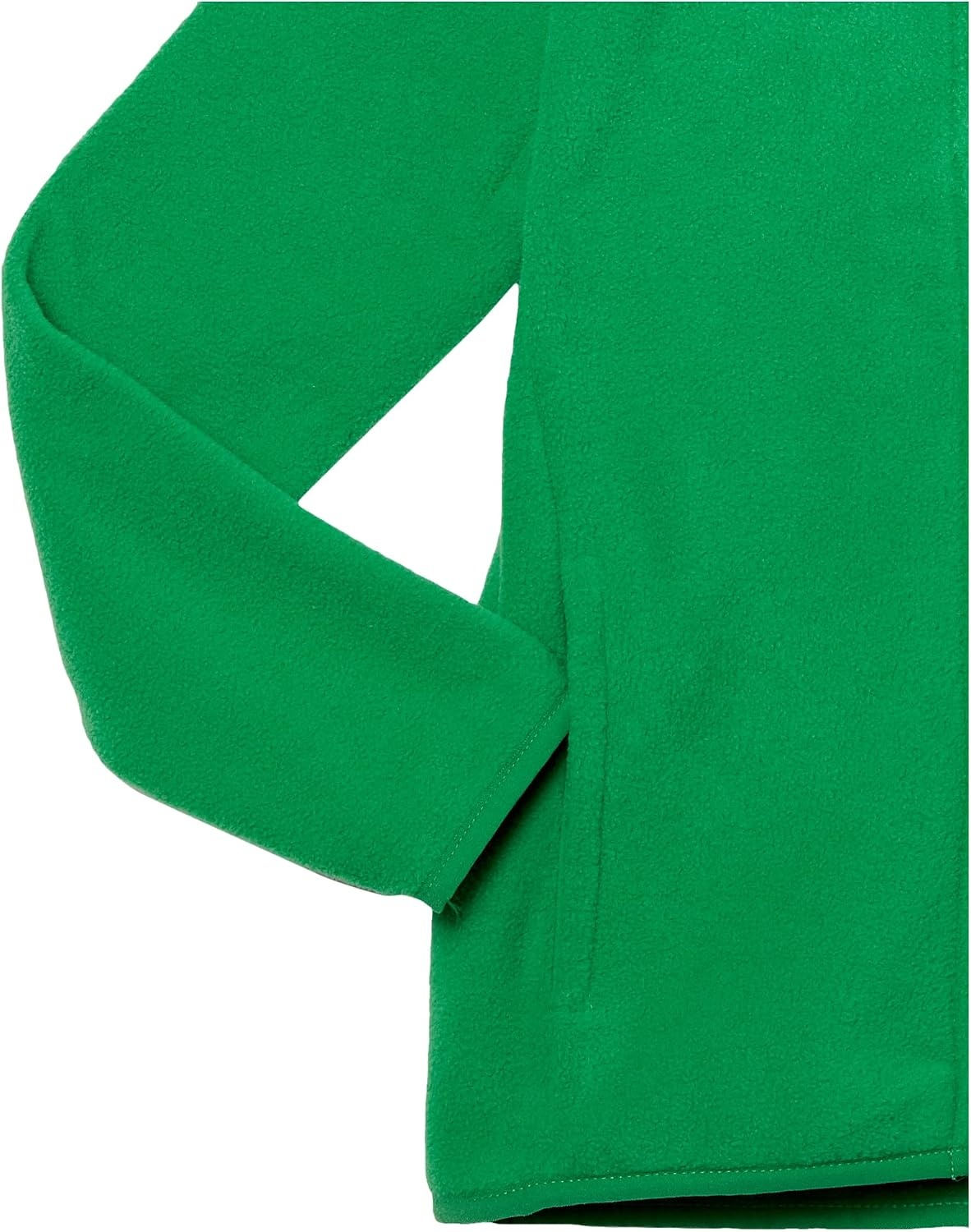 image:imageAmazon Essentials Boys and Toddlers Long Sleeve Polar Fleece FullZip Mock Jacket InsulatedKelly Green