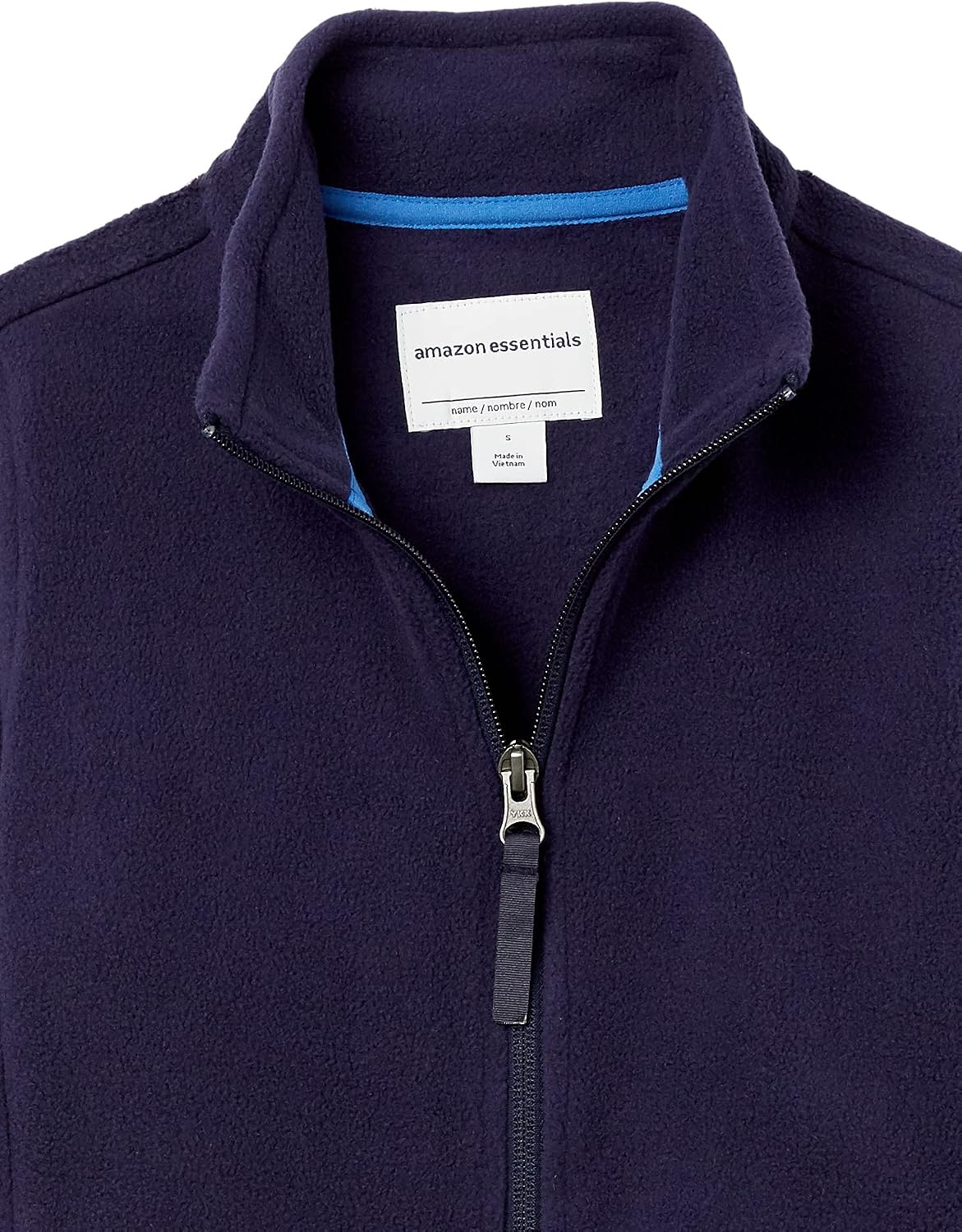 image:imageAmazon Essentials Boys and Toddlers Long Sleeve Polar Fleece FullZip Mock Jacket InsulatedNavy