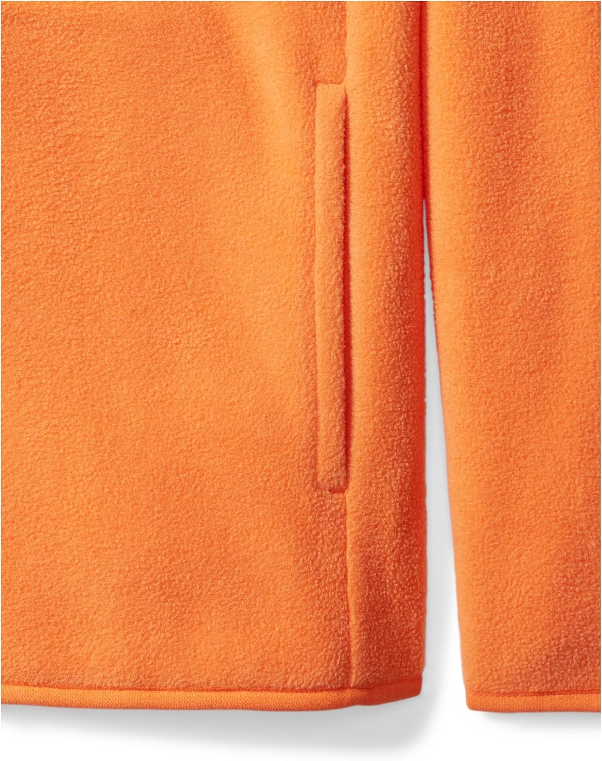 image:imageAmazon Essentials Boys and Toddlers Long Sleeve Polar Fleece FullZip Mock Jacket InsulatedOrange