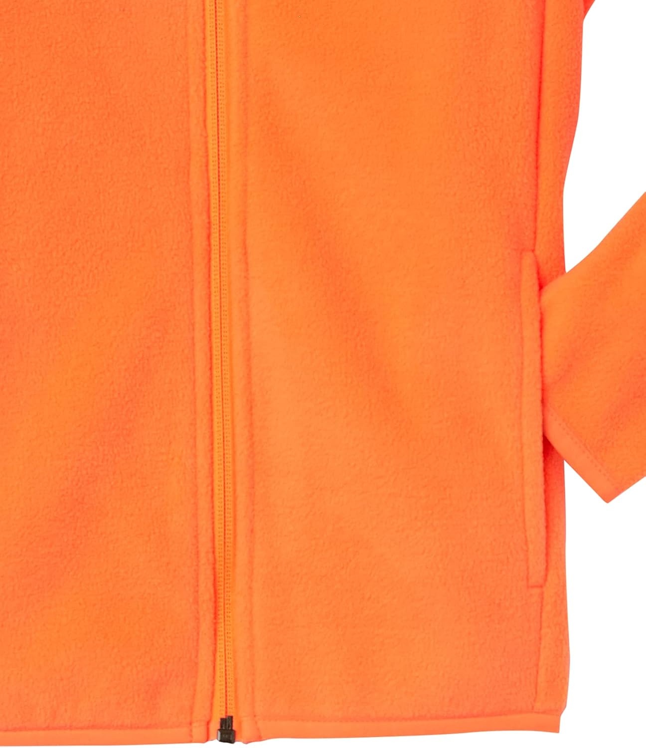 image:imageAmazon Essentials Boys and Toddlers Long Sleeve Polar Fleece FullZip Mock Jacket InsulatedOrange