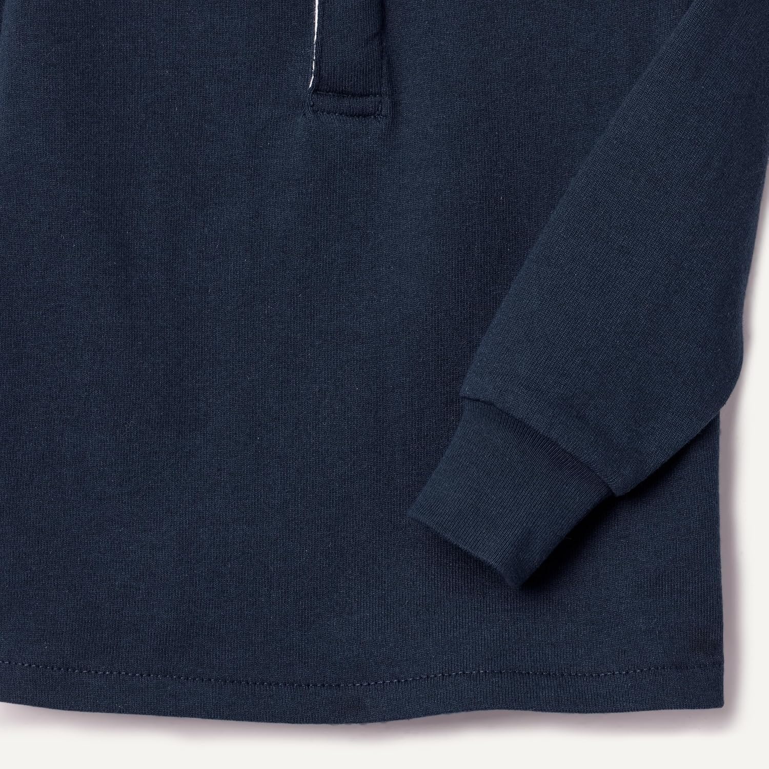 image:imageAmazon Essentials Boys and Toddlers Long Sleeve Rugby Polo ShirtNavy