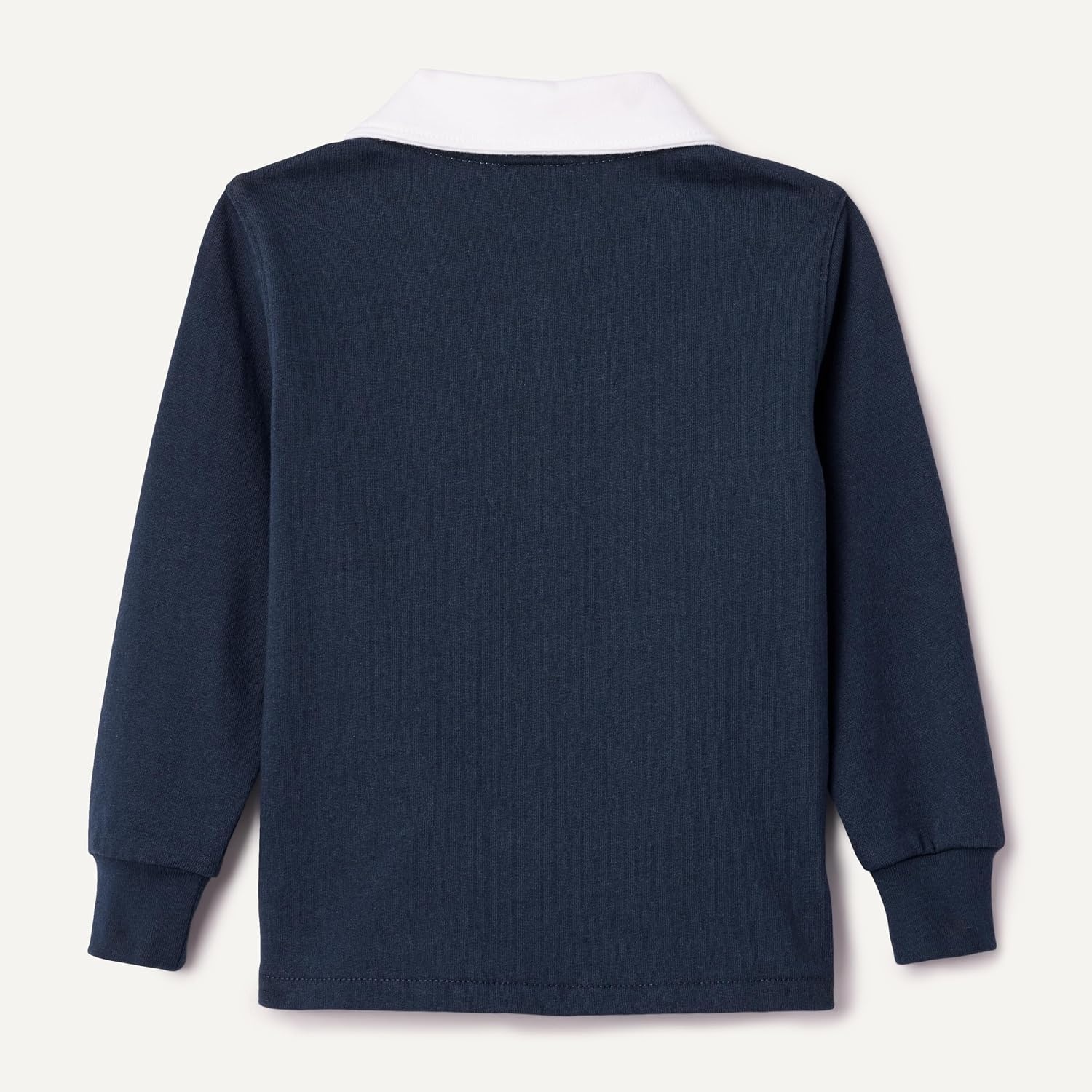 image:imageAmazon Essentials Boys and Toddlers Long Sleeve Rugby Polo ShirtNavy