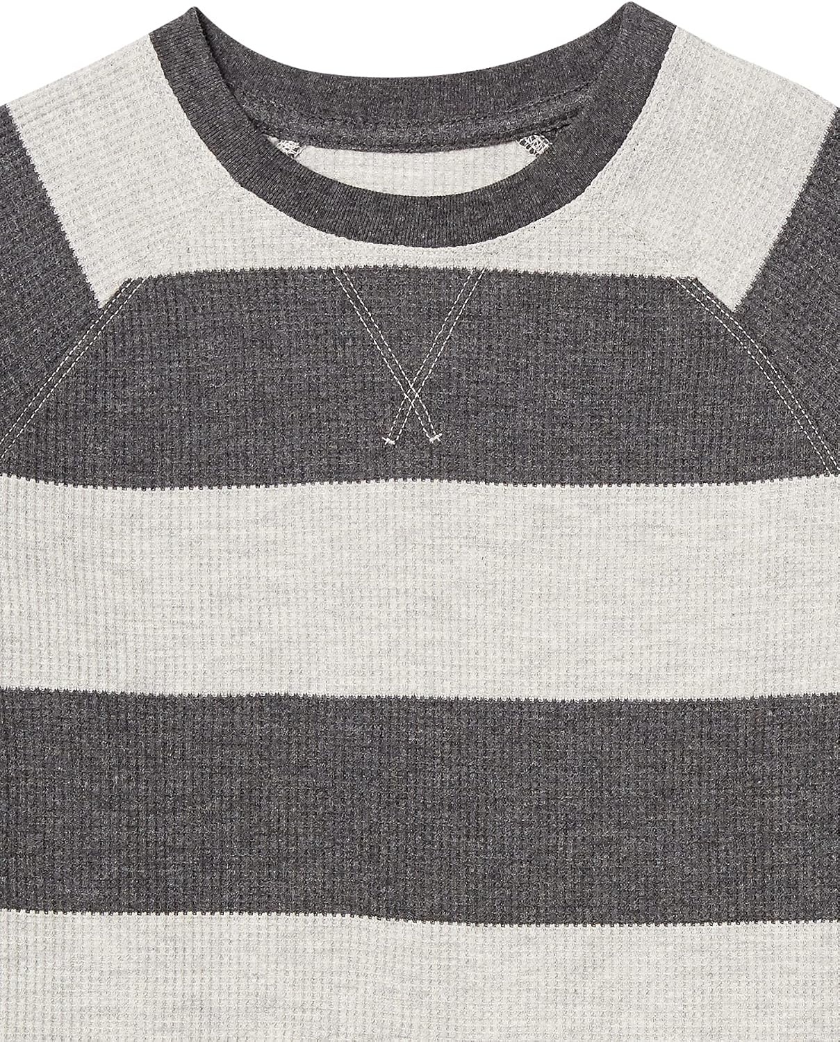image:imageAmazon Essentials Boys and Toddlers LongSleeve Cotton Thermal TShirt Base Layer Pack of 33pack Rugby Stripe