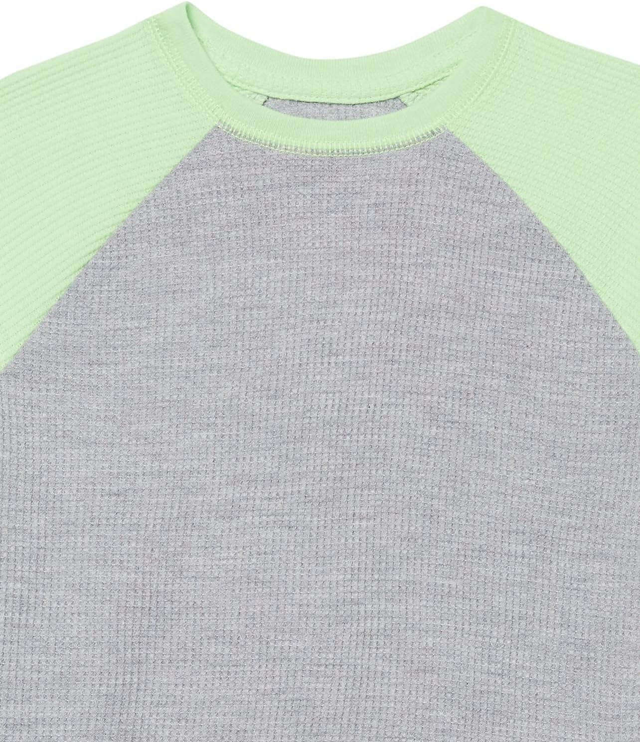 image:imageAmazon Essentials Boys and Toddlers LongSleeve Thermal TShirt Tops Previously Spotted Zebra Pack of 3