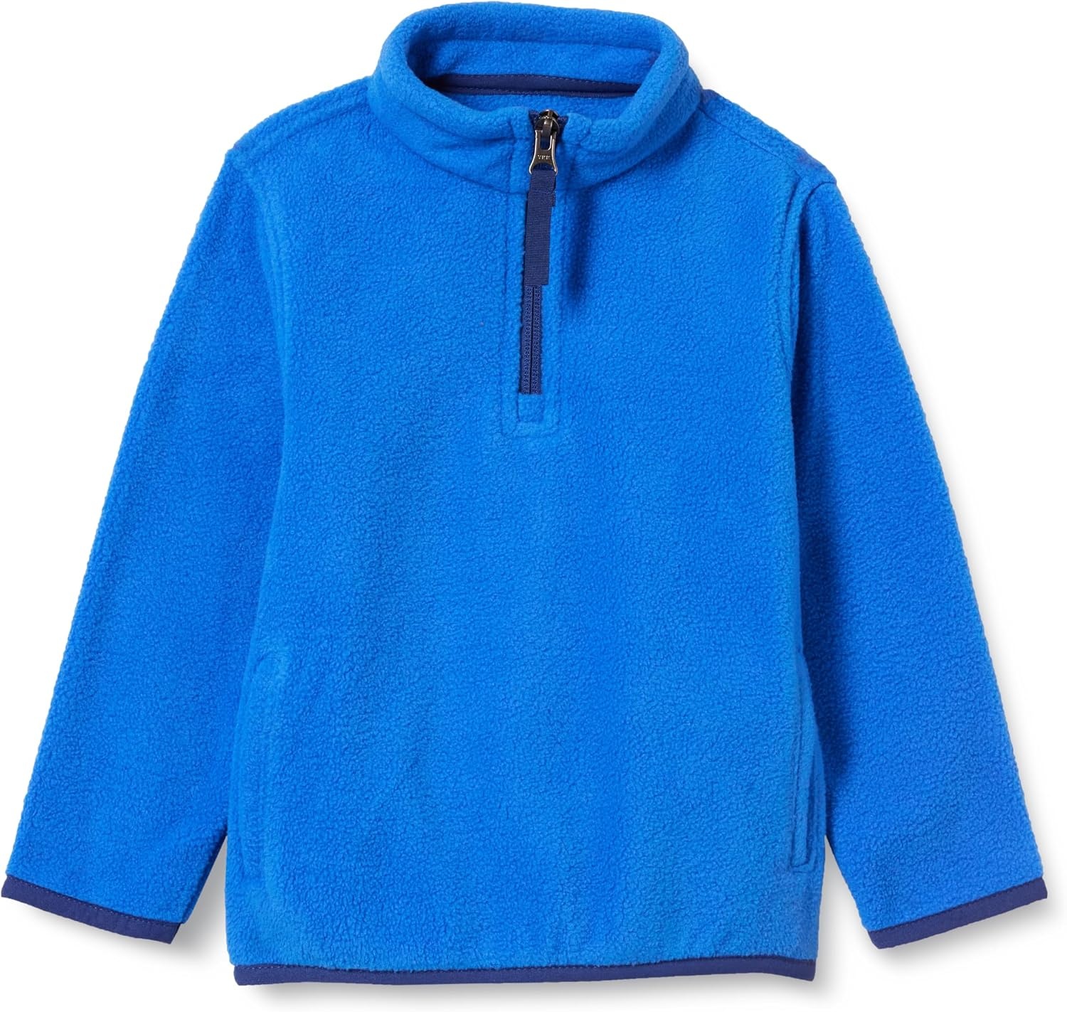 image:imageAmazon Essentials Boys and Toddlers Midweight Polar Fleece QuarterZip Pullover Jacket Long SleeveBlue