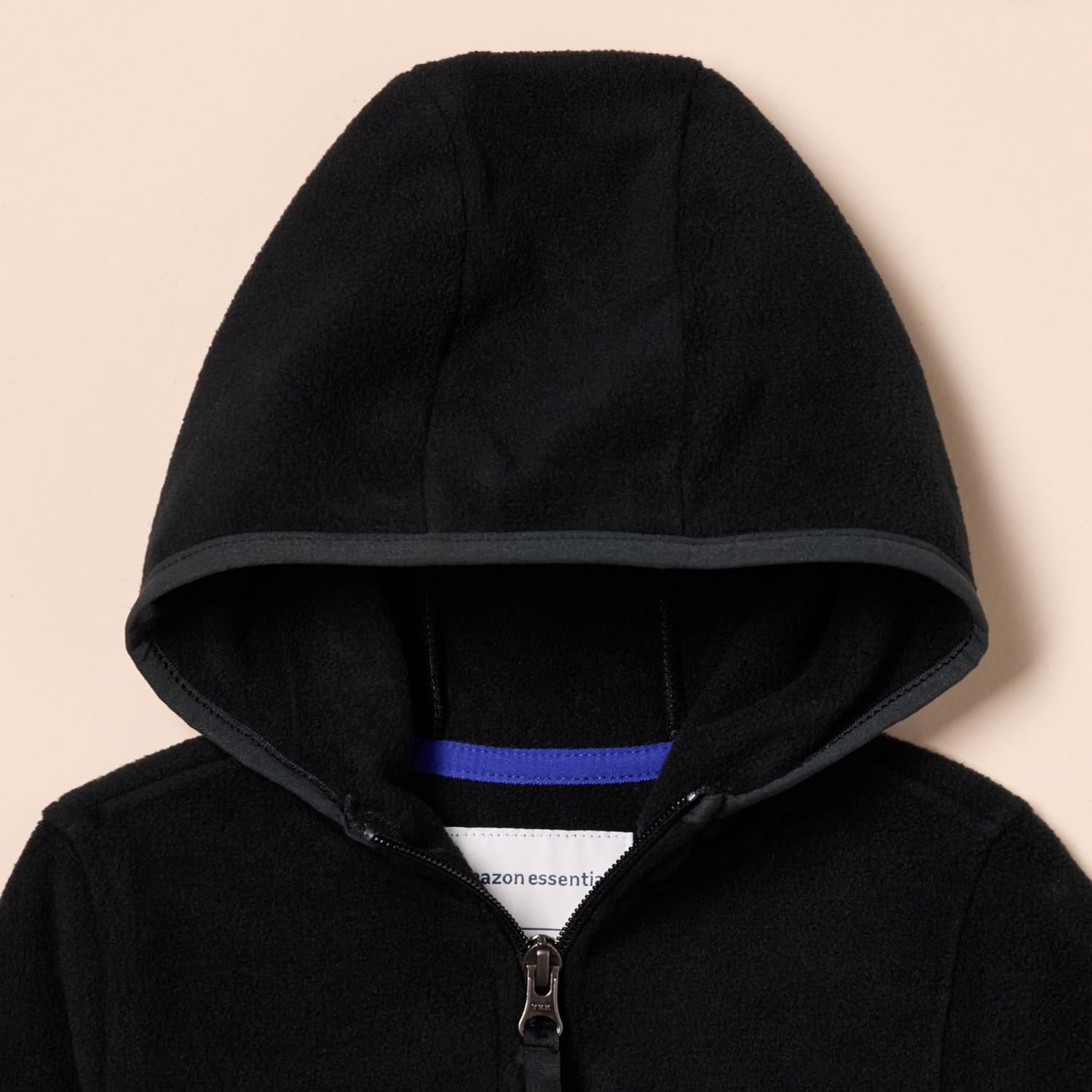 image:imageAmazon Essentials Boys and Toddlers Polar Fleece FullZip Hooded Long Sleeve Insulated Coat JacketBlack
