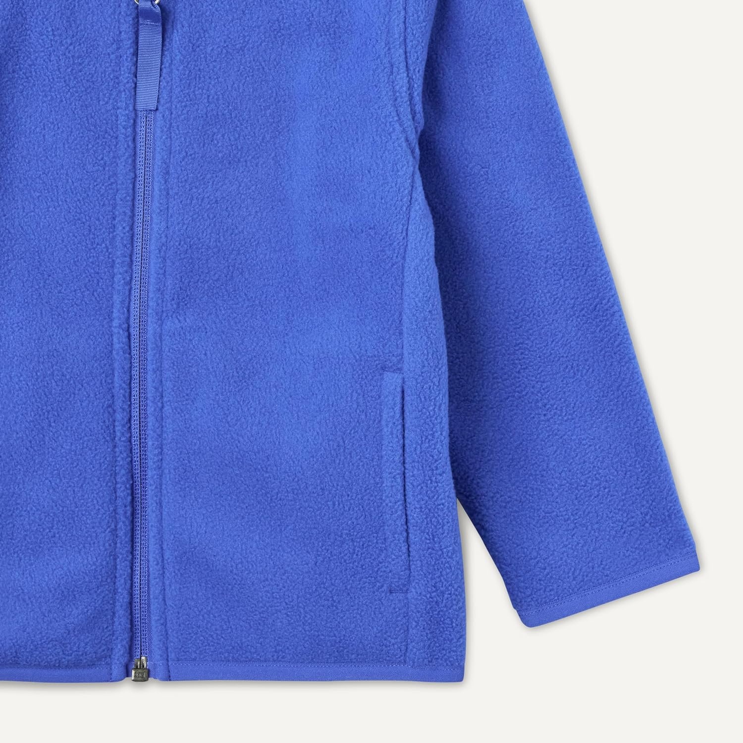 image:imageAmazon Essentials Boys and Toddlers Polar Fleece FullZip Hooded Long Sleeve Insulated Coat JacketBlue