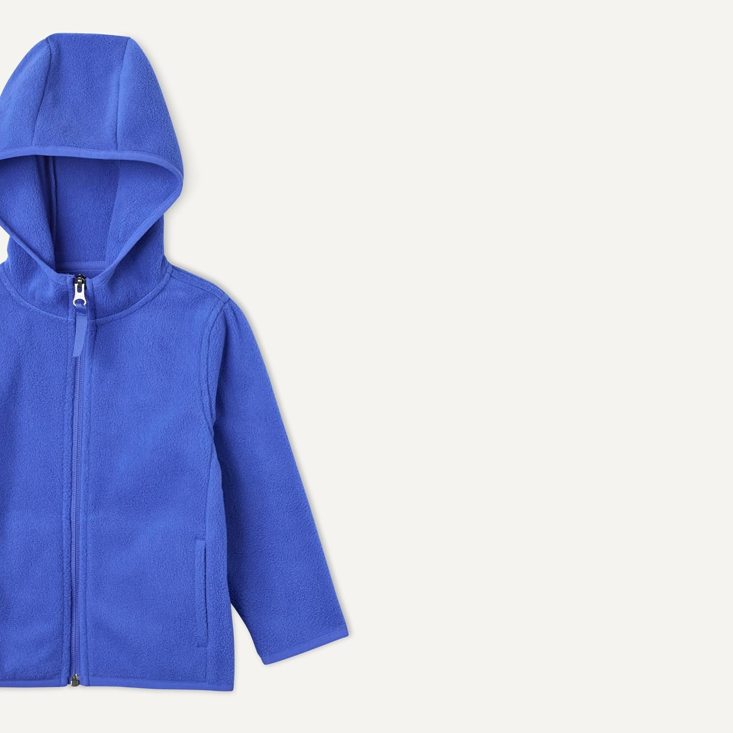 image:imageAmazon Essentials Boys and Toddlers Polar Fleece FullZip Hooded Long Sleeve Insulated Coat JacketBlue