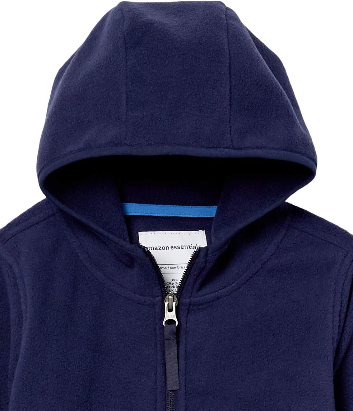 image:imageAmazon Essentials Boys and Toddlers Polar Fleece FullZip Hooded Long Sleeve Insulated Coat JacketNight Navy