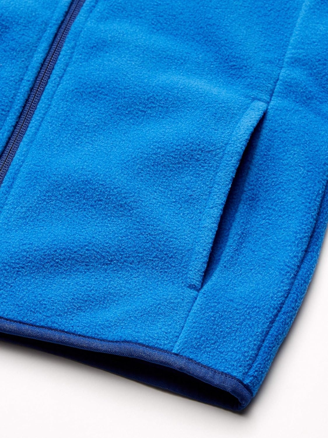 image:imageAmazon Essentials Boys and Toddlers Polar Fleece FullZip MockNeck VestBlue