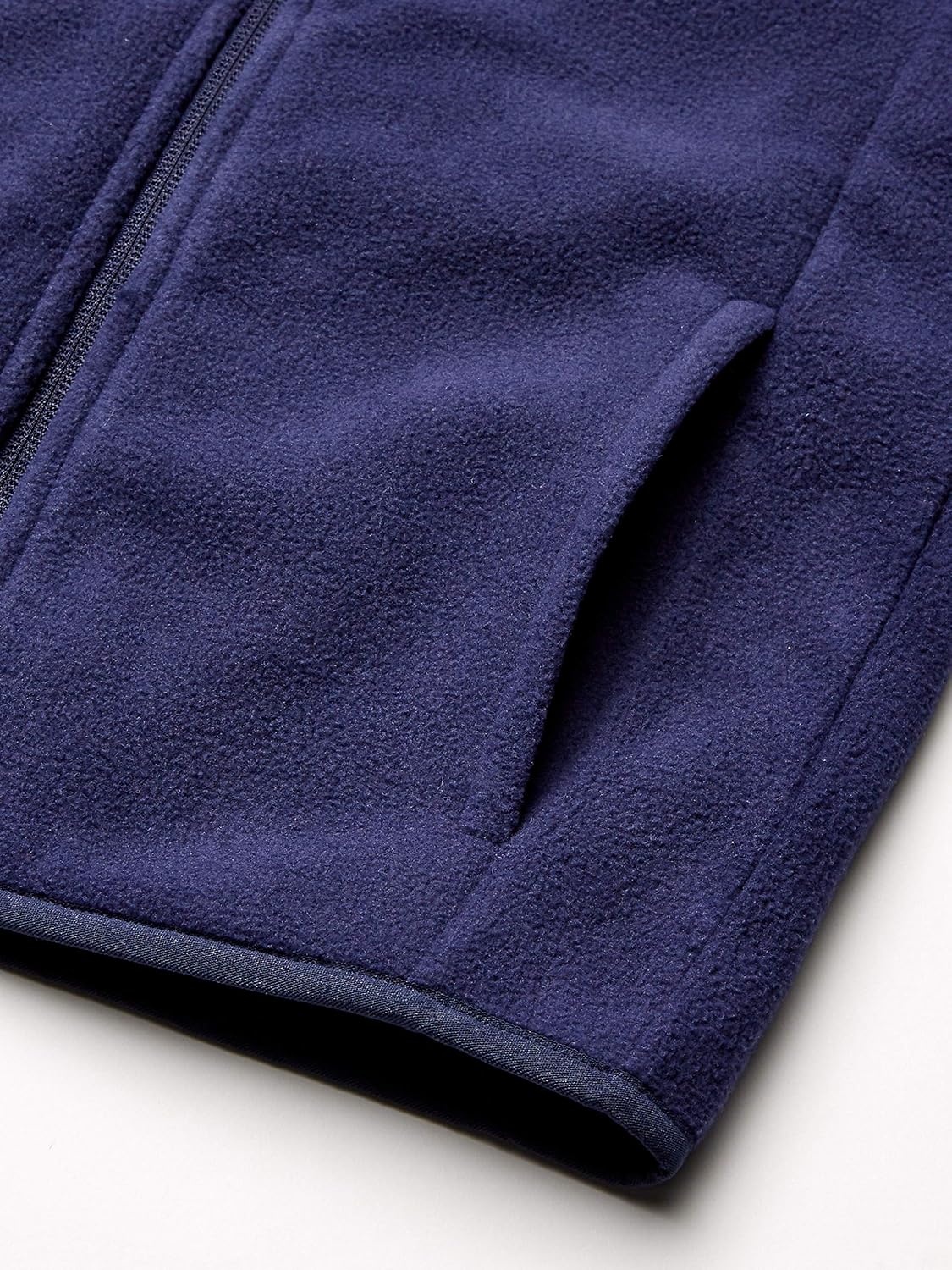 image:imageAmazon Essentials Boys and Toddlers Polar Fleece FullZip MockNeck VestNavy