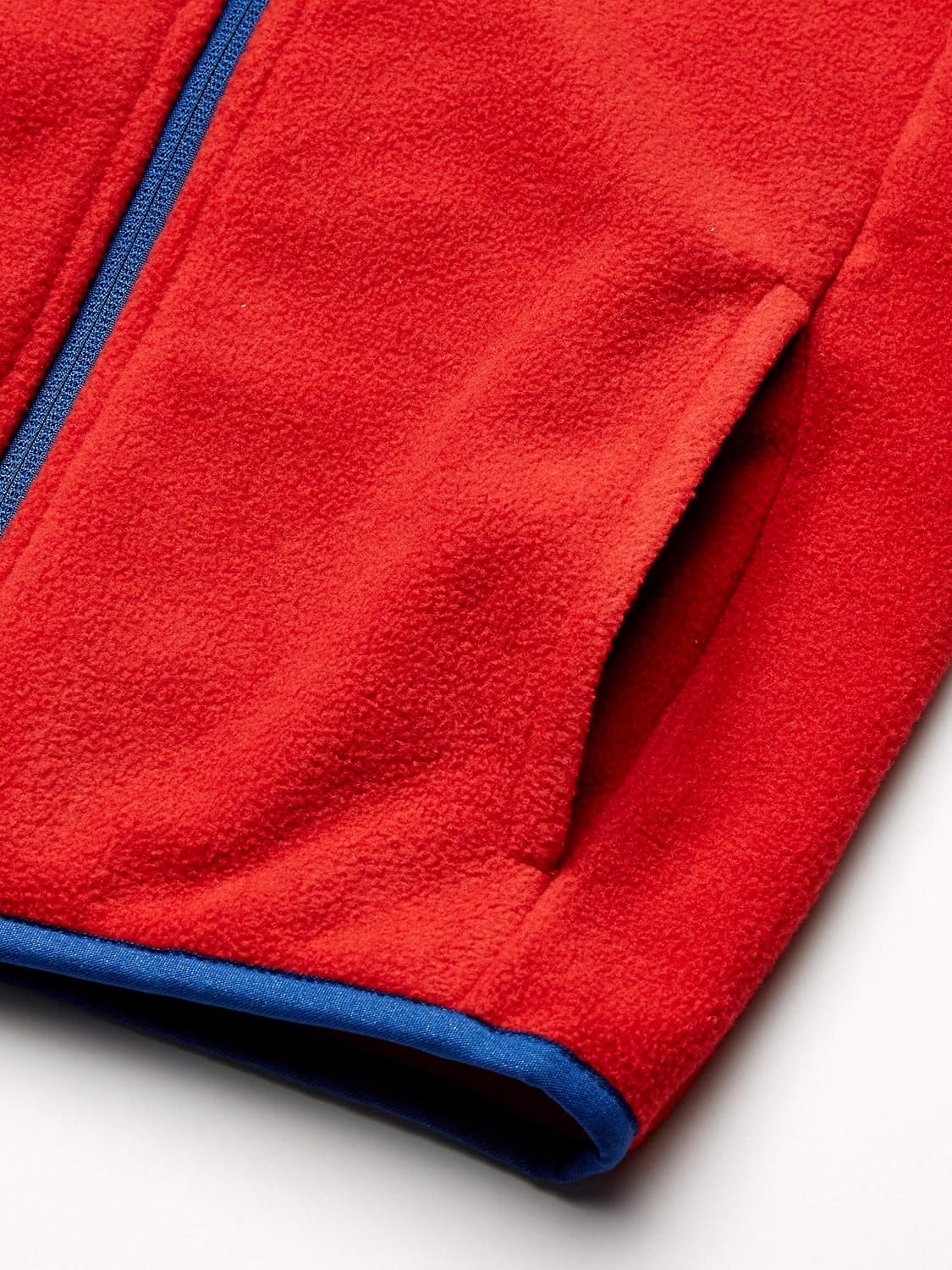 image:imageAmazon Essentials Boys and Toddlers Polar Fleece FullZip MockNeck VestRed