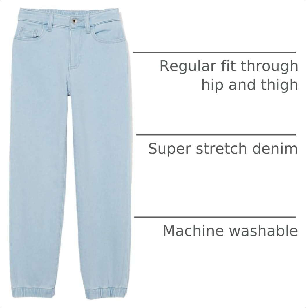 image:imageAmazon Essentials Boys and Toddlers PullOn Jean Joggers PantsLight Blue