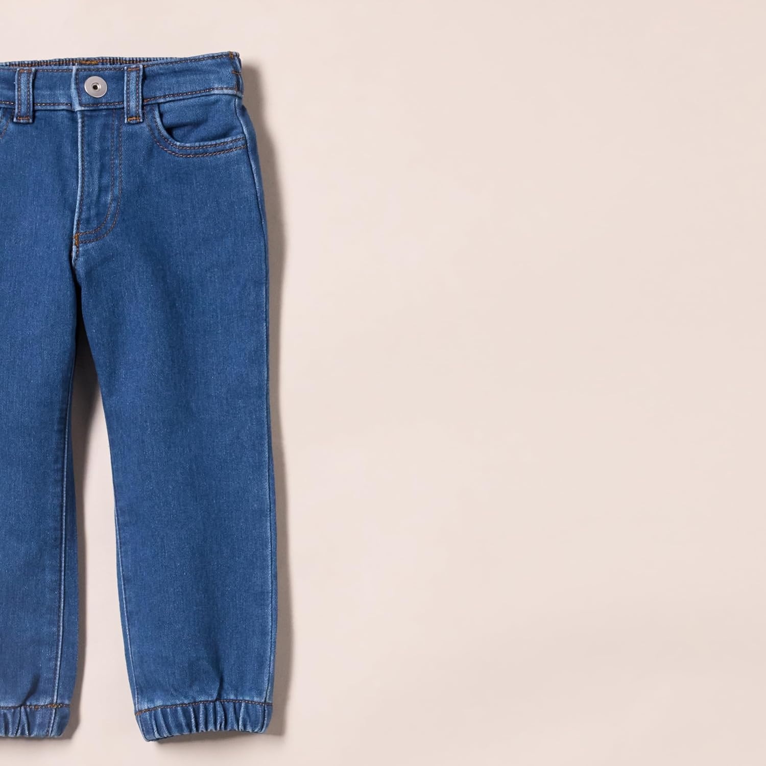image:imageAmazon Essentials Boys and Toddlers PullOn Jean Joggers PantsMedium Indigo