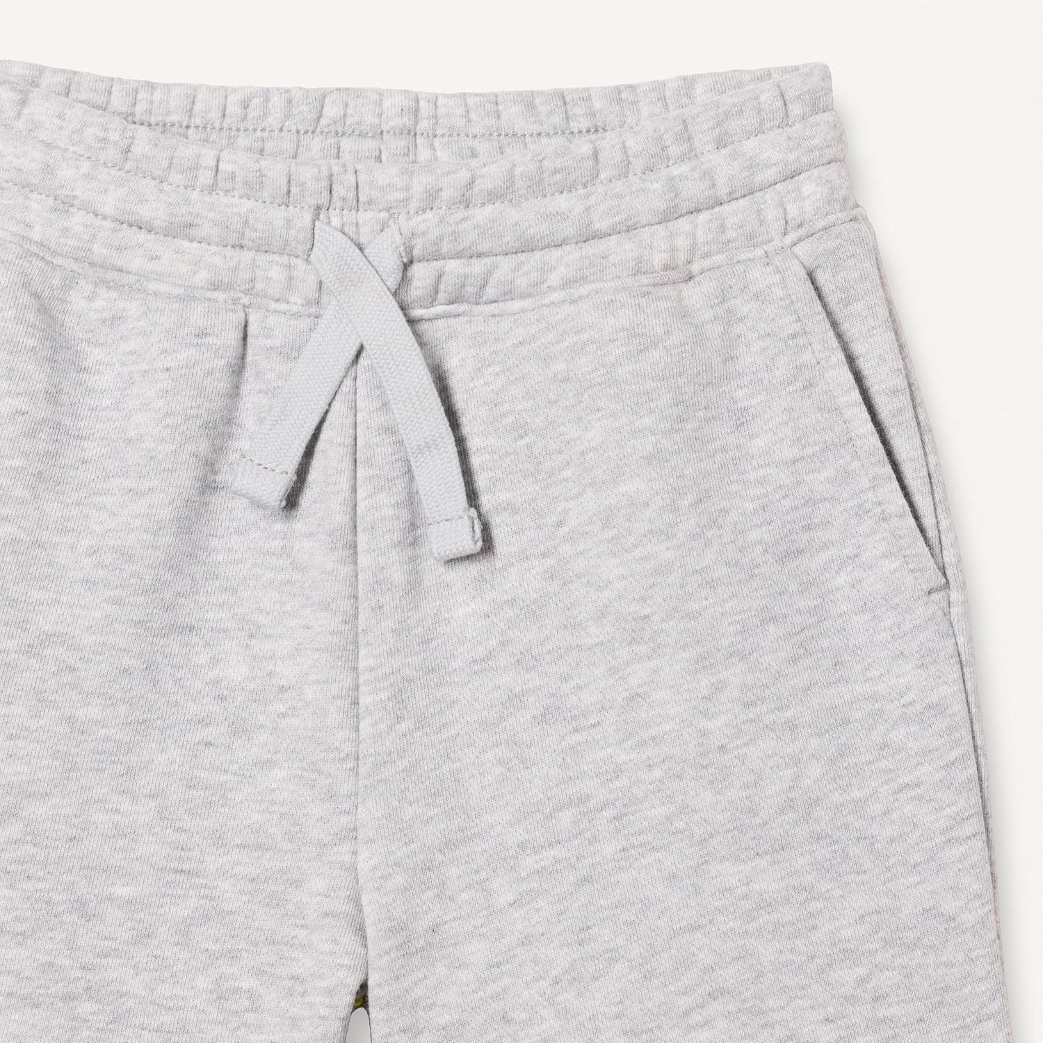 image:imageAmazon Essentials Boys and Toddlers Relaxed Fit Short Sleeve Sweatshirt and Shorts Set Pack of 2Light Grey Heather