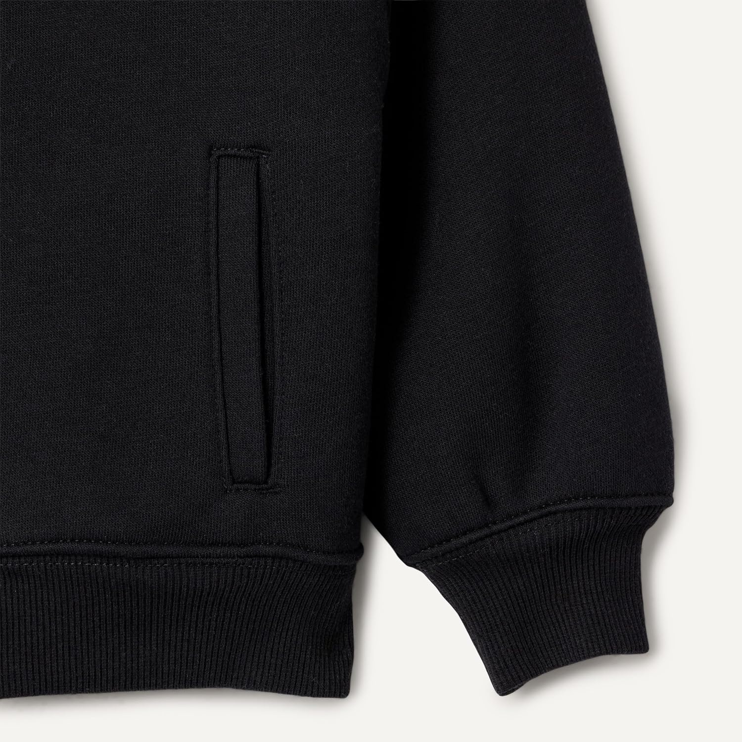 image:imageAmazon Essentials Boys and Toddlers SherpaLined ZipUp Hoodie SweatshirtBlack