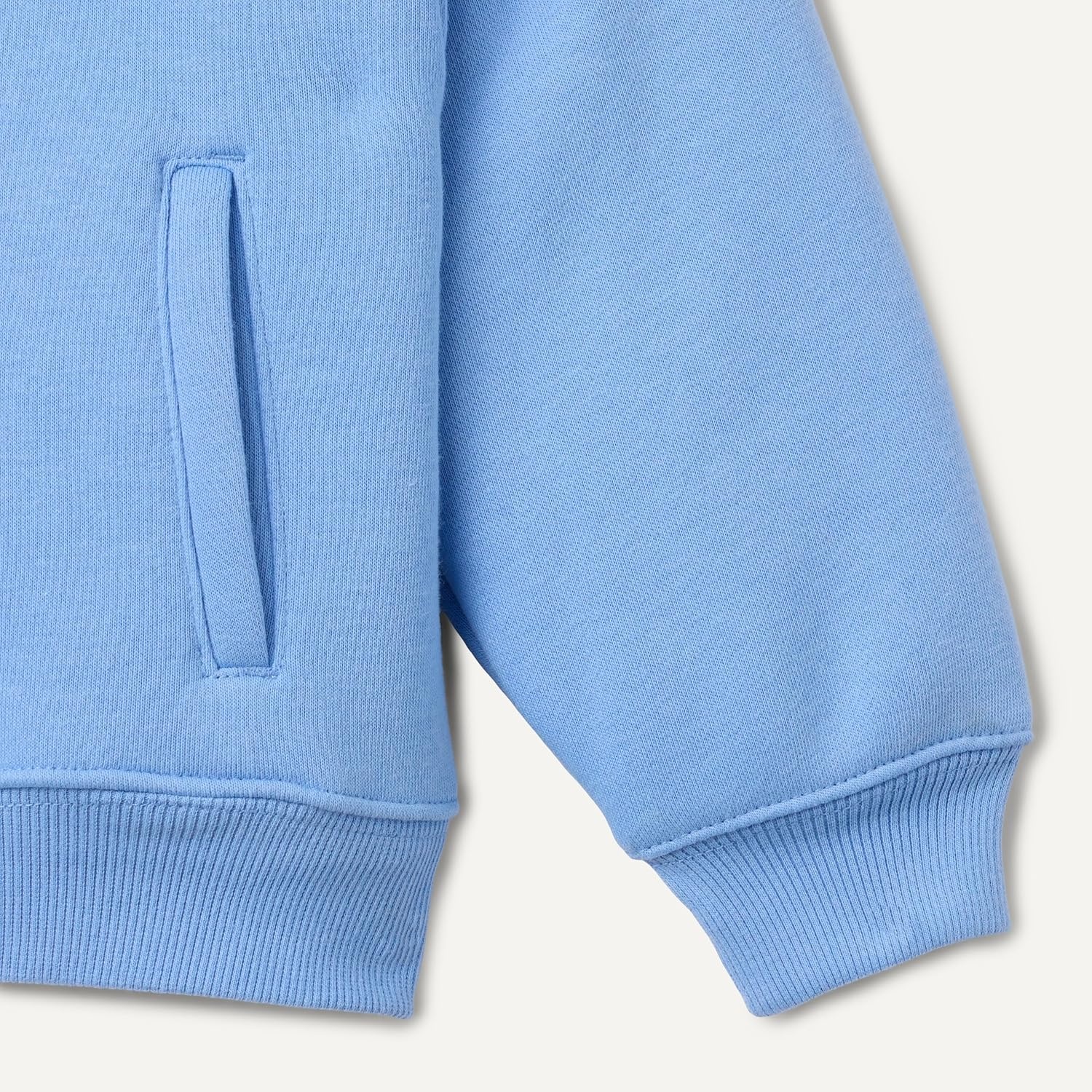 image:imageAmazon Essentials Boys and Toddlers SherpaLined ZipUp Hoodie SweatshirtCornflower Blue
