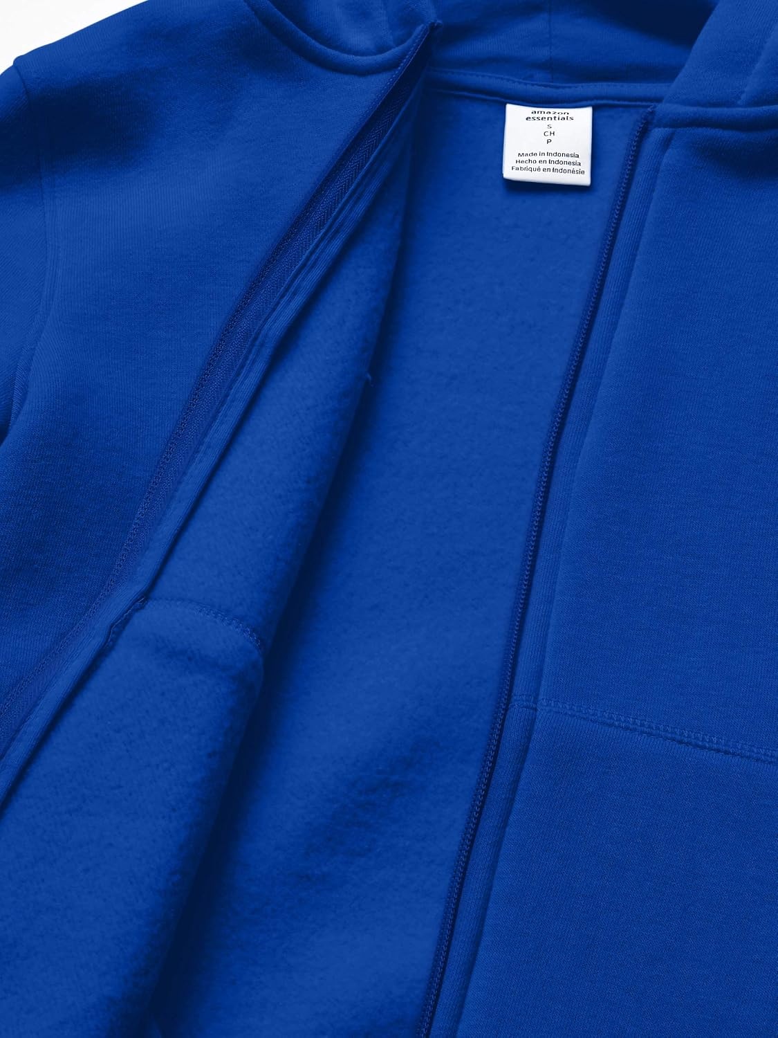 image:imageAmazon Essentials Boys and Toddlers Soft Fleece ZipUp Hoodie SweatshirtBlue