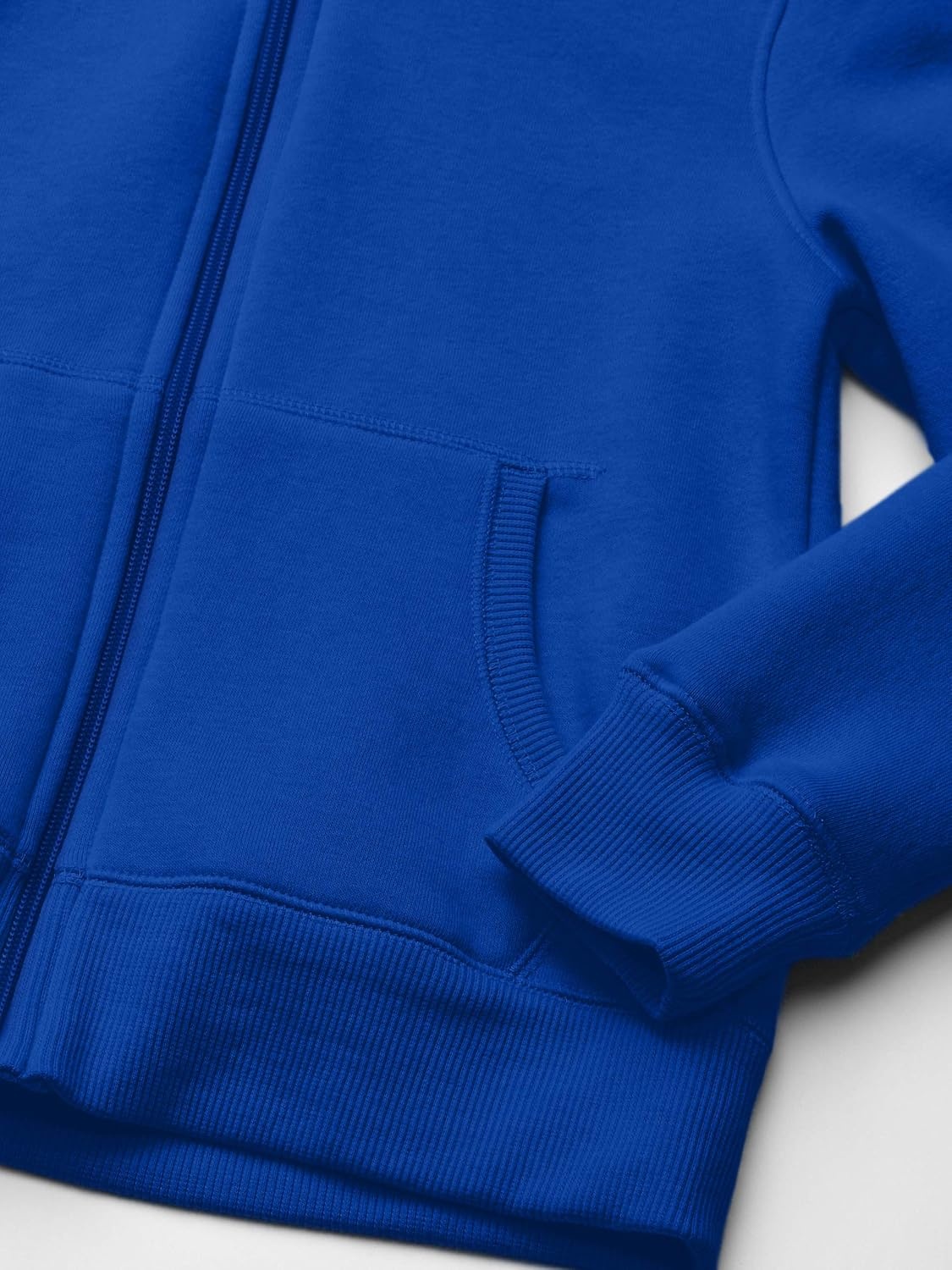 image:imageAmazon Essentials Boys and Toddlers Soft Fleece ZipUp Hoodie SweatshirtBlue