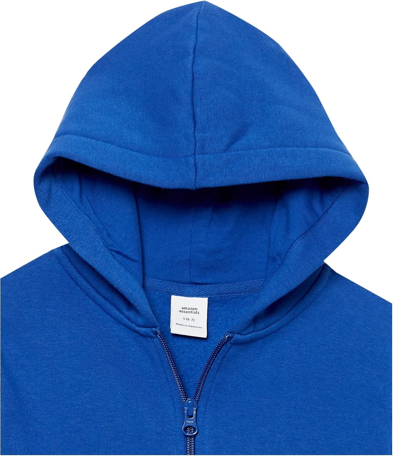 image:imageAmazon Essentials Boys and Toddlers Soft Fleece ZipUp Hoodie SweatshirtBlue