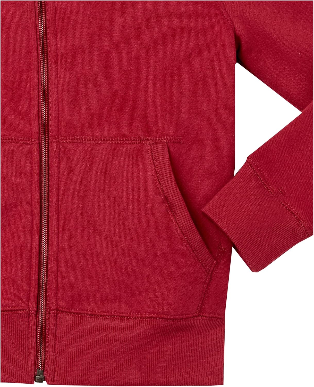 image:imageAmazon Essentials Boys and Toddlers Soft Fleece ZipUp Hoodie SweatshirtMaroon