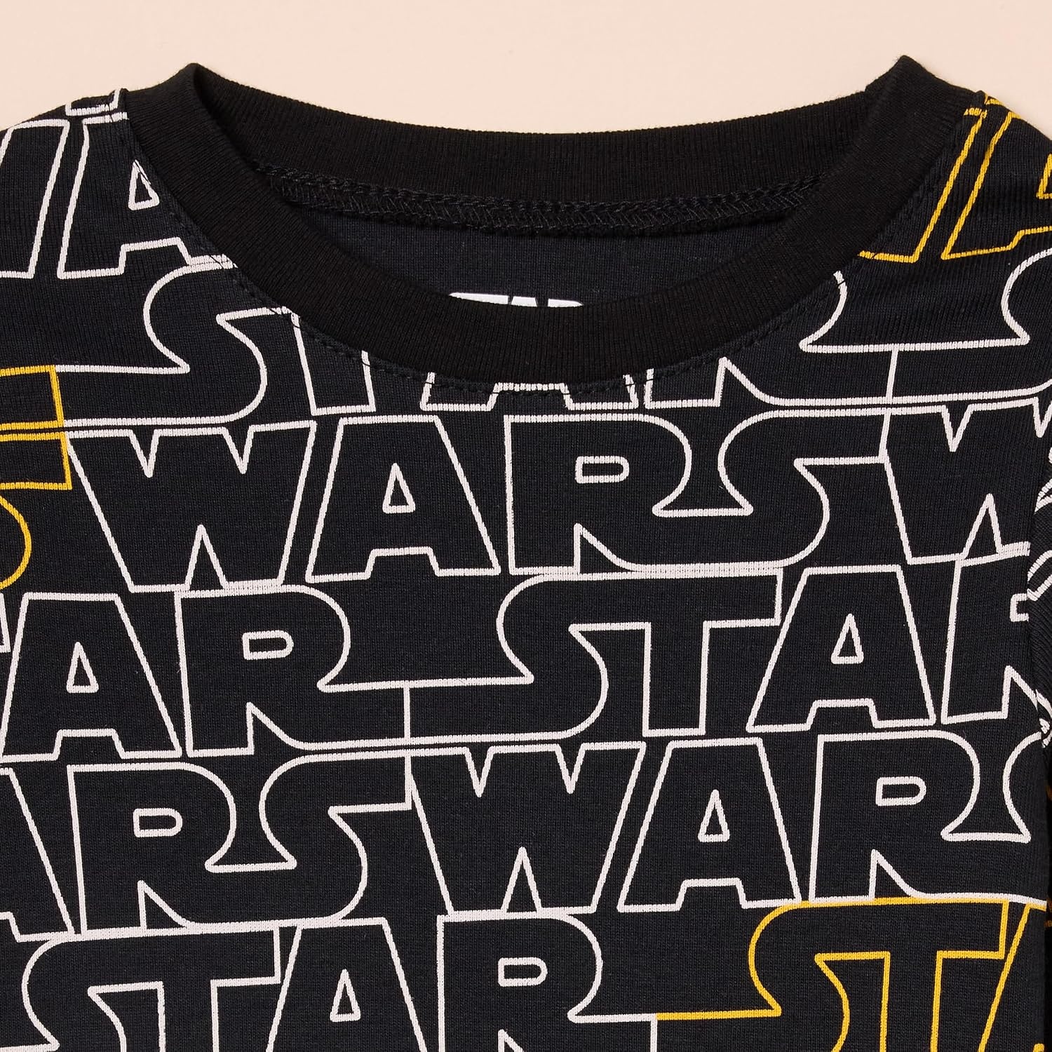 image:imageAmazon Essentials Disney Marvel Star Wars Boys and Toddlers SnugFit Cotton Pajama Sleepwear Sets2piece Star Wars Logo