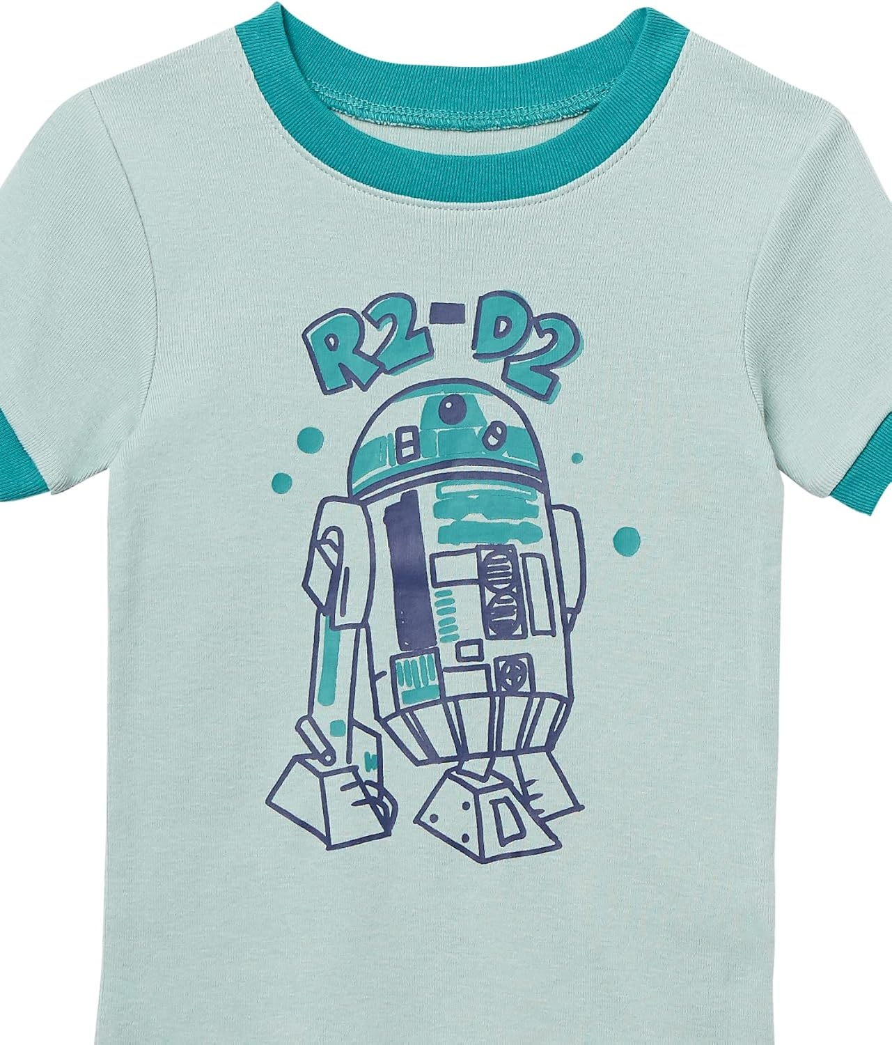 image:imageAmazon Essentials Disney Marvel Star Wars Boys and Toddlers SnugFit Cotton Pajama Sleepwear Sets3piece Star Wars Green R2d2 Set