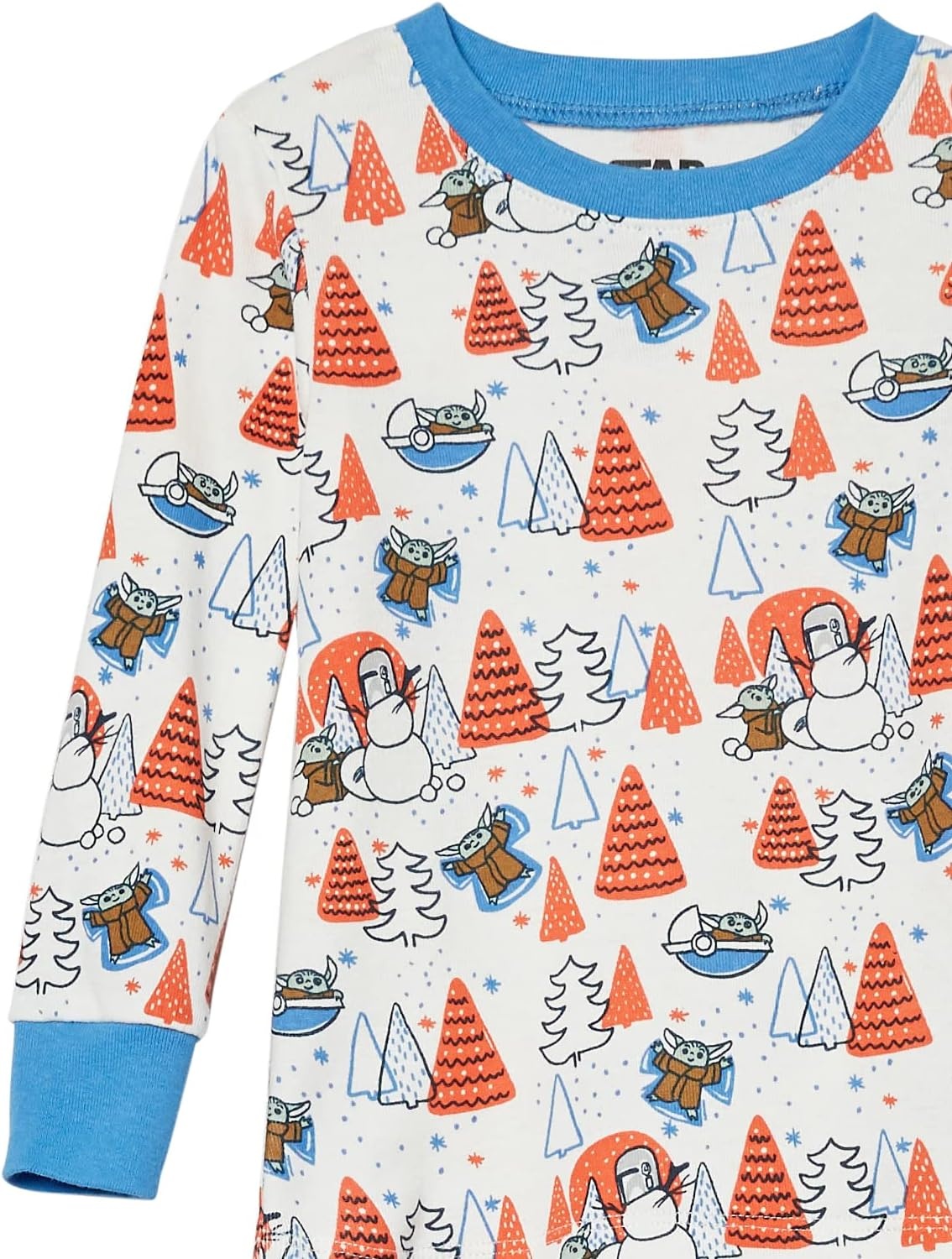 image:imageAmazon Essentials Disney Marvel Star Wars Boys and Toddlers SnugFit Cotton Pajama Sleepwear Sets3piece Star Wars Mando Winter