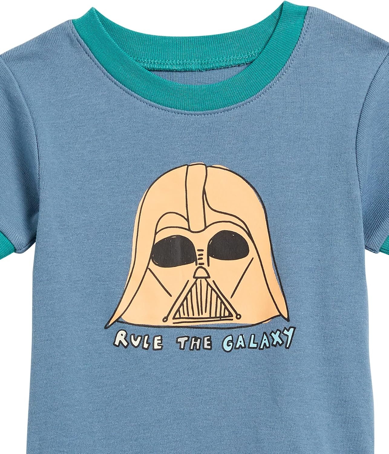 image:imageAmazon Essentials Disney Marvel Star Wars Boys and Toddlers SnugFit Cotton Pajama Sleepwear Sets3piece Star Wars Navy Rule the Galaxy Set