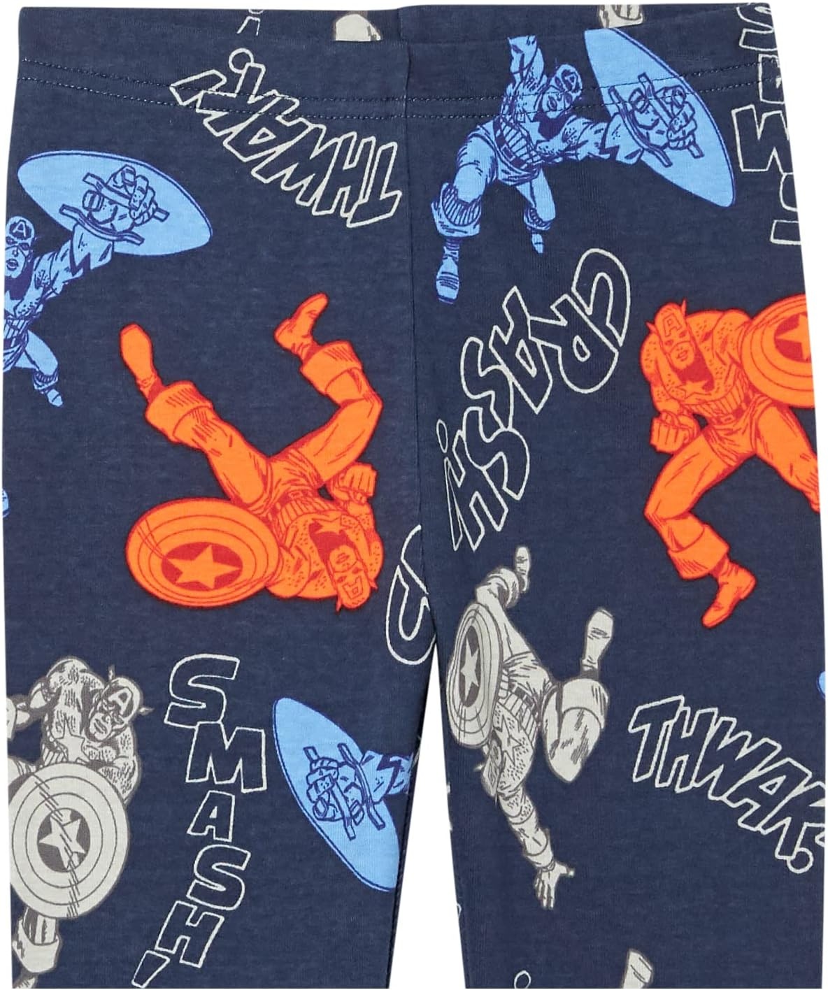 image:imageAmazon Essentials Disney Marvel Star Wars Boys and Toddlers SnugFit Cotton Pajama Sleepwear SetsMarvel Captain America