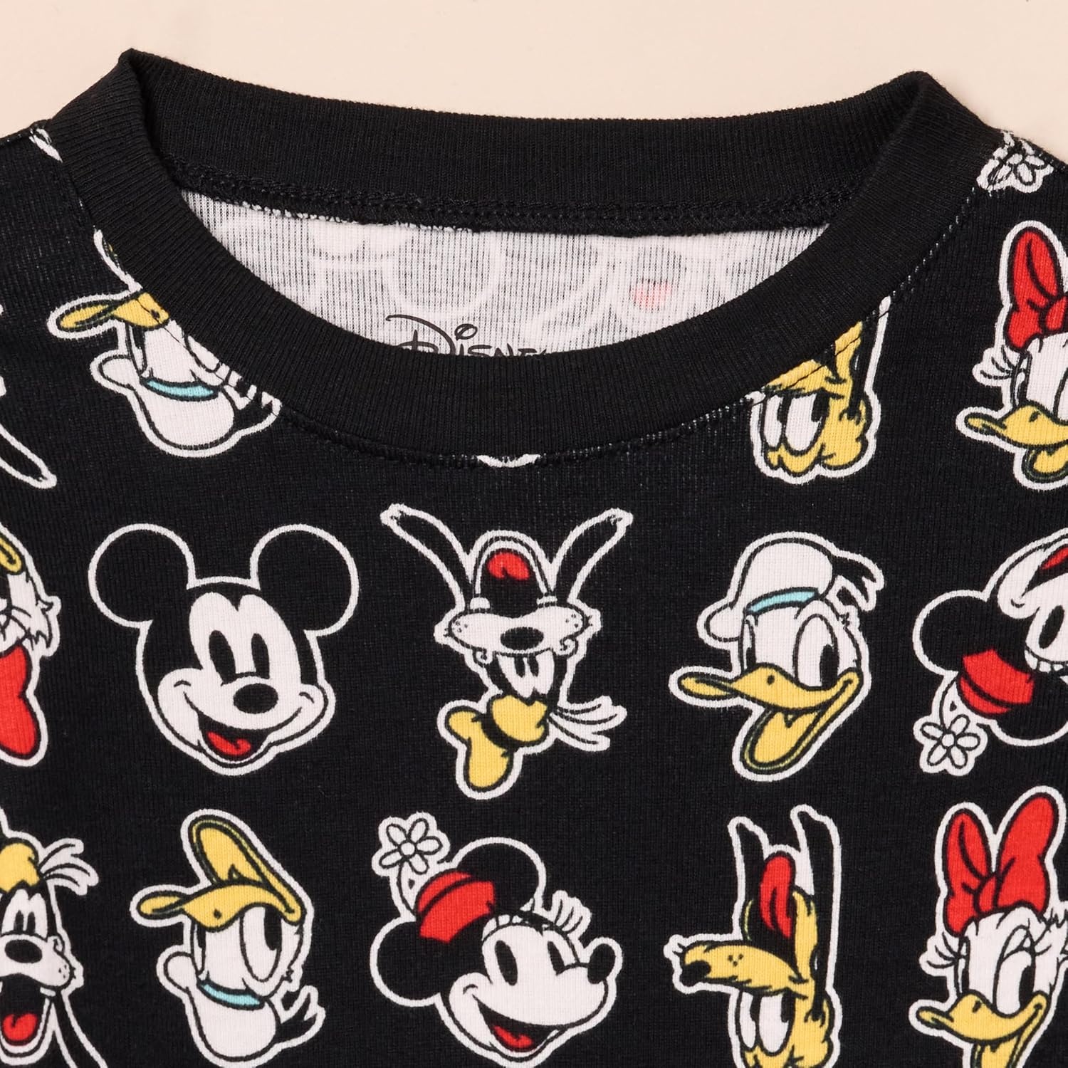 image:imageAmazon Essentials Disney Marvel Star Wars Boys and Toddlers SnugFit Cotton Pajama Sleepwear SetsMickey and Friends