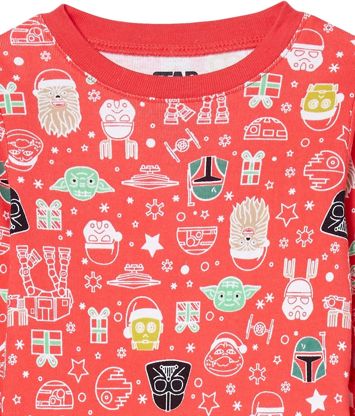 image:imageAmazon Essentials Disney Marvel Star Wars Boys and Toddlers SnugFit Cotton Pajama Sleepwear SetsStar Wars Holiday Baby and Kids