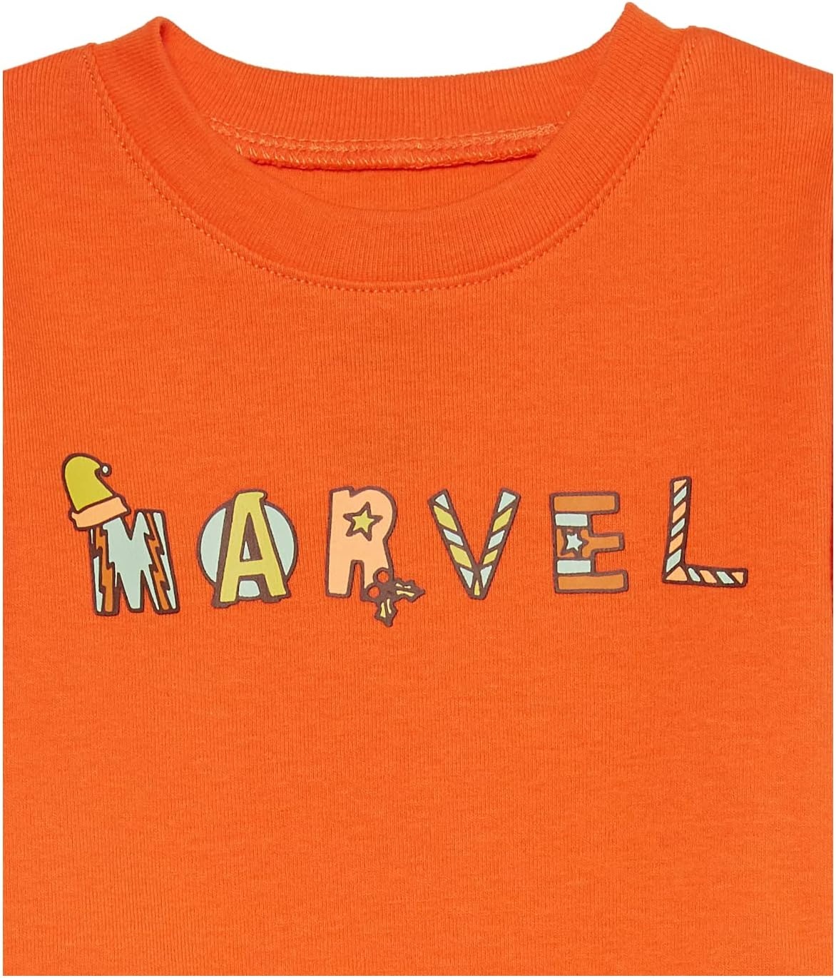 image:imageAmazon Essentials Disney Marvel Star Wars Boys and Toddlers SnugFit Cotton Pajamas Sleepwear Sets for ToddlerFestive Marvel