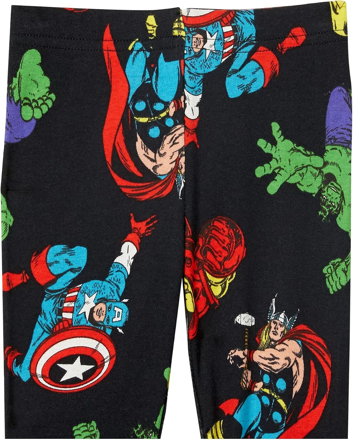 image:imageAmazon Essentials Disney Marvel Star Wars Boys and Toddlers SnugFit Cotton Pajamas Sleepwear Sets for ToddlerMarvel Avengers