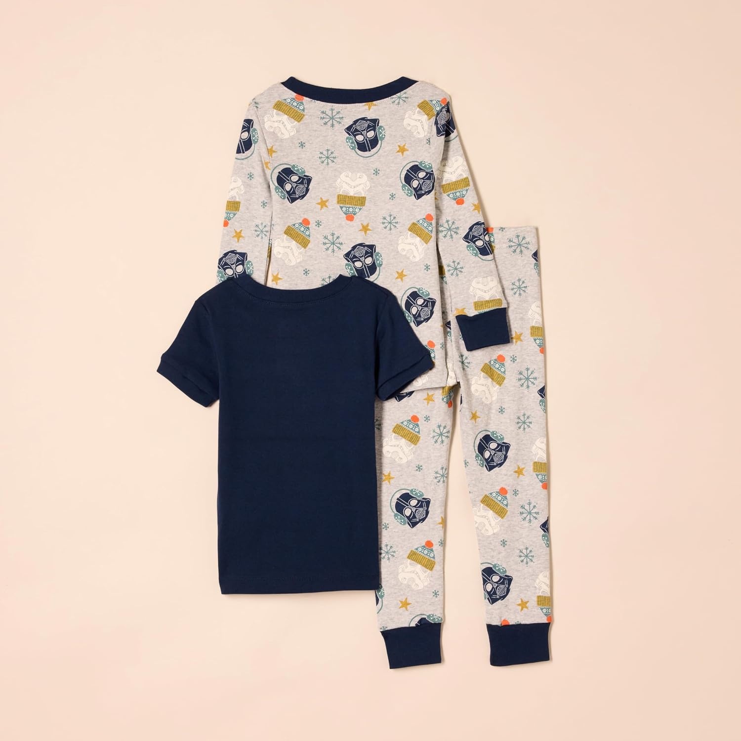 image:imageAmazon Essentials Disney Marvel Star Wars Unisex Kids SnugFit Cotton PajamasMulticolor