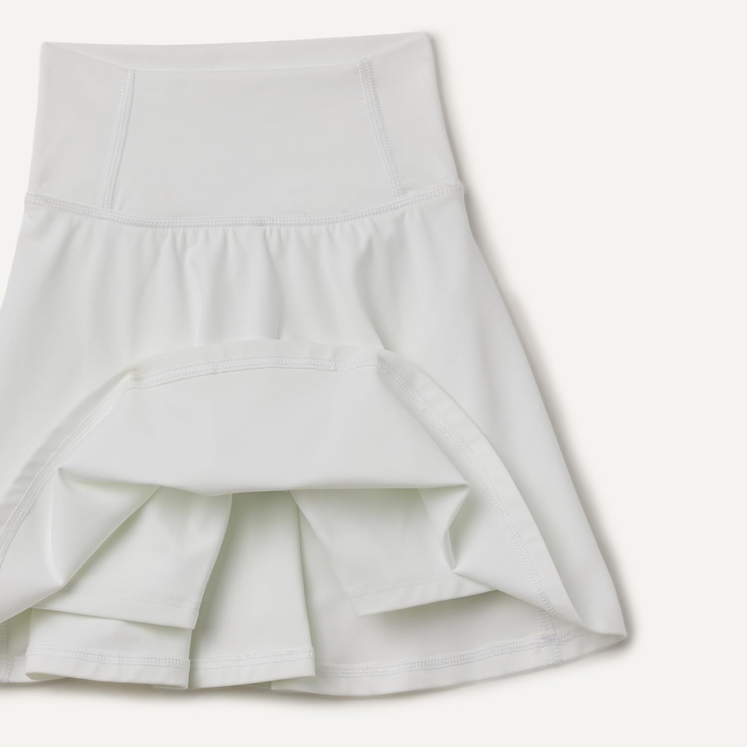 image:imageAmazon Essentials Girls Active FormFlex Buttery Soft Athletic Golf Tennis Skort with Builtin Shorts MoistureWickingWhite