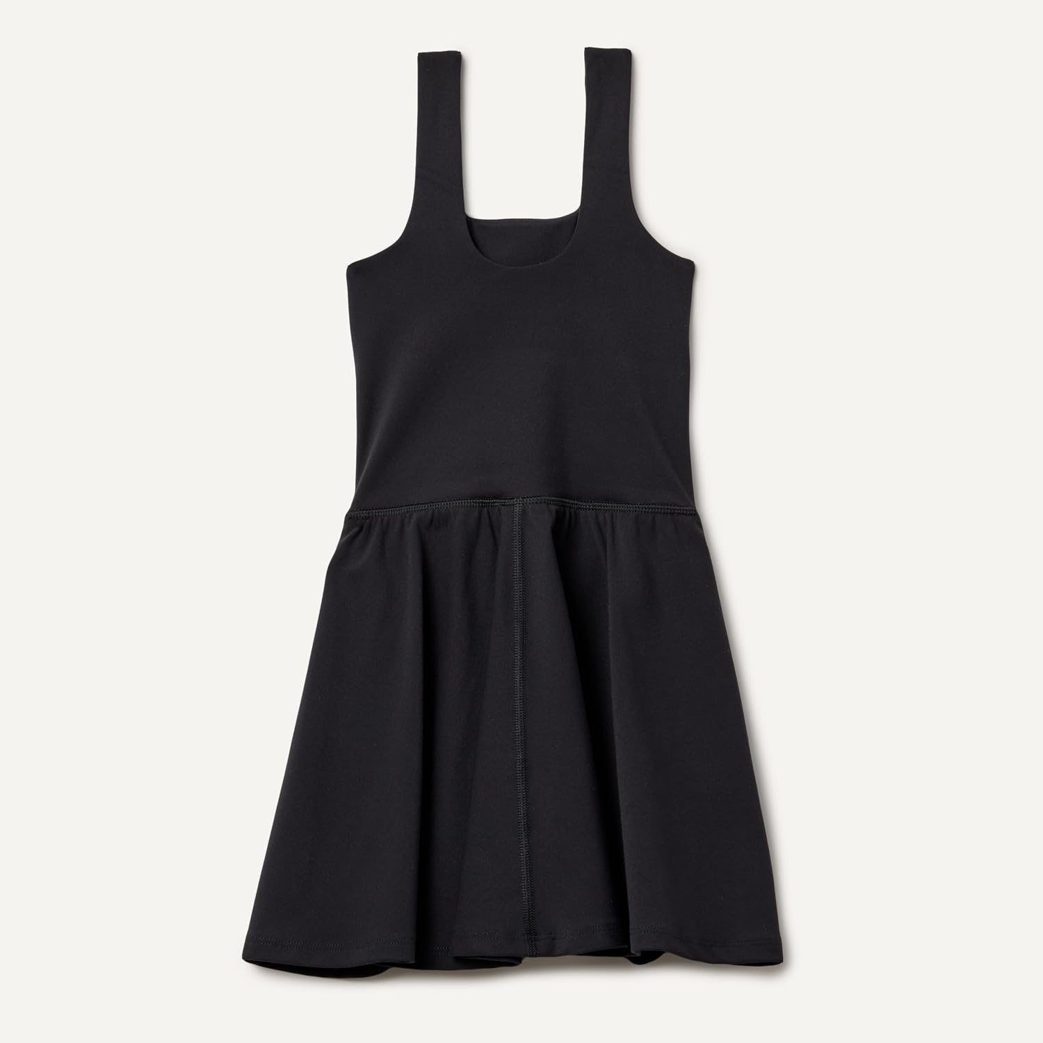 image:imageAmazon Essentials Girls Active FormFlex Buttery Soft Tank Tennis Dress with Builtin Bodysuit Bra amp ShortsBlack