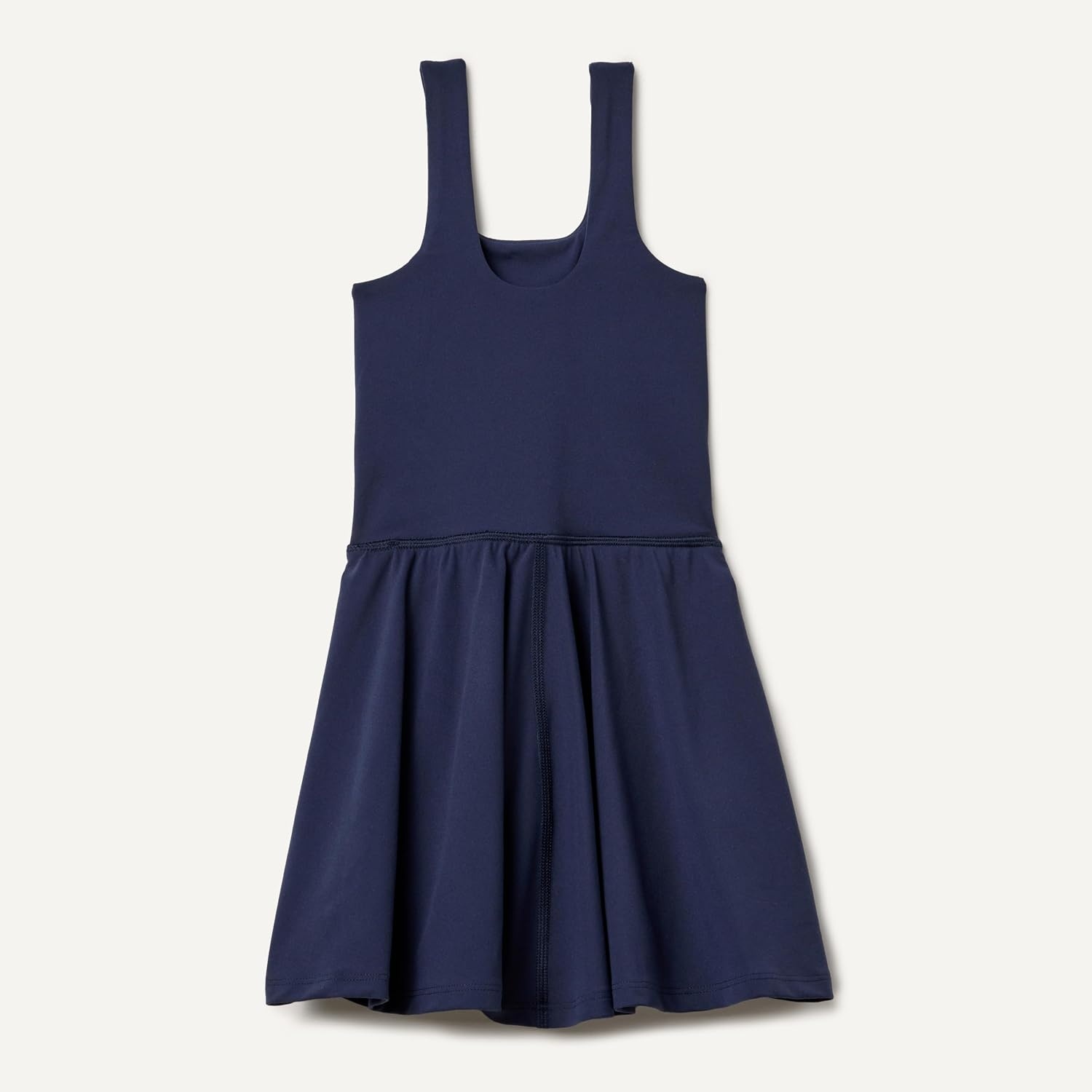 image:imageAmazon Essentials Girls Active FormFlex Buttery Soft Tank Tennis Dress with Builtin Bodysuit Bra amp ShortsNavy