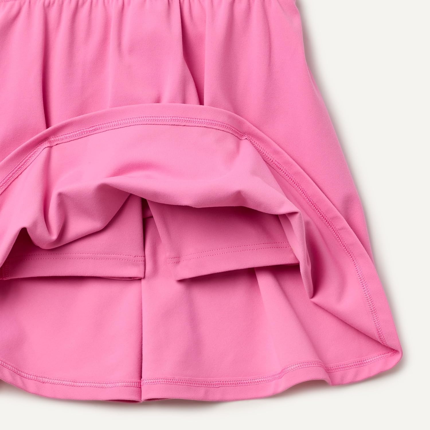 image:imageAmazon Essentials Girls Active FormFlex Buttery Soft Tank Tennis Dress with Builtin Bodysuit Bra amp ShortsPink