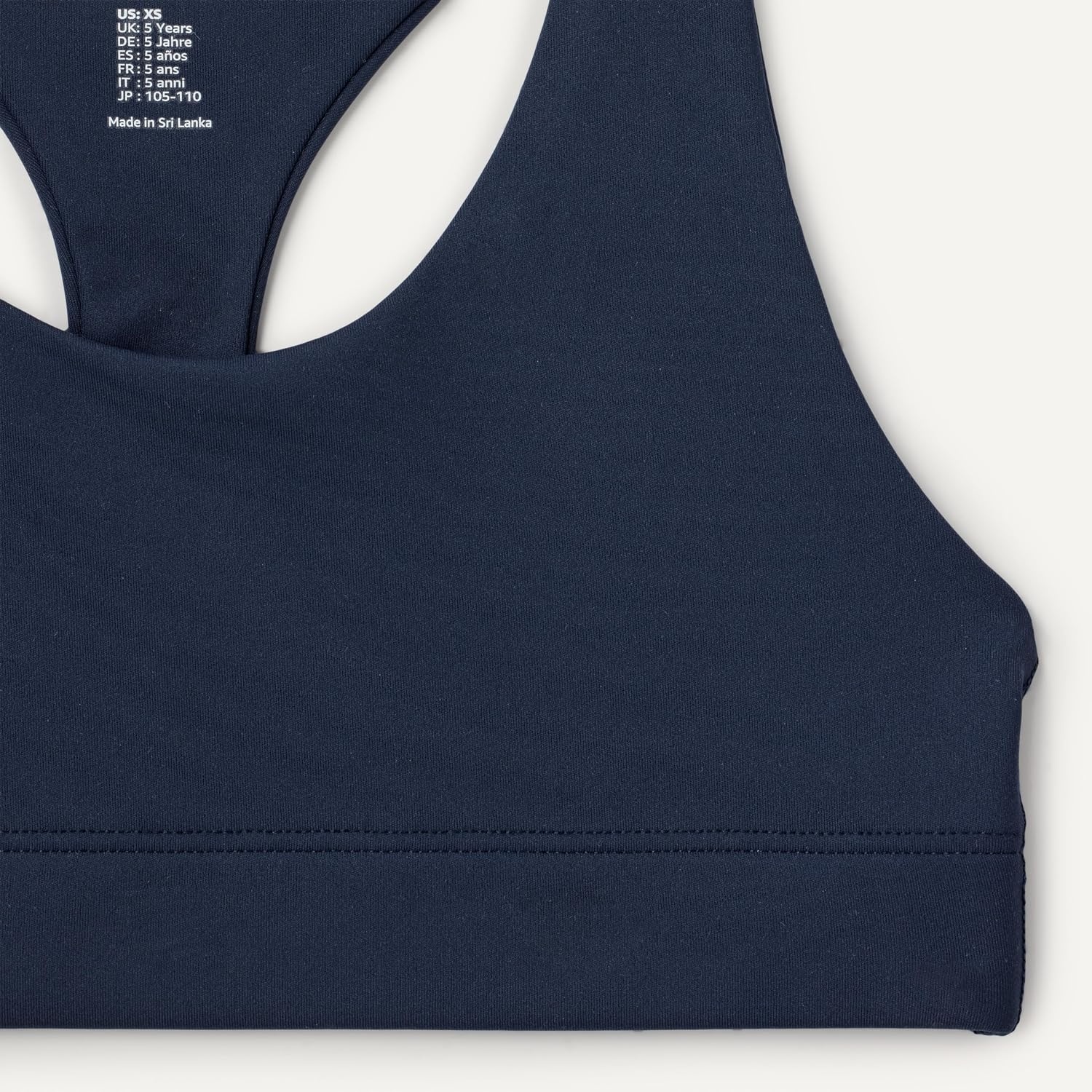 image:imageAmazon Essentials Girls Active Total Train Racerback Sports Bra for Gym Workout TrainingNavy