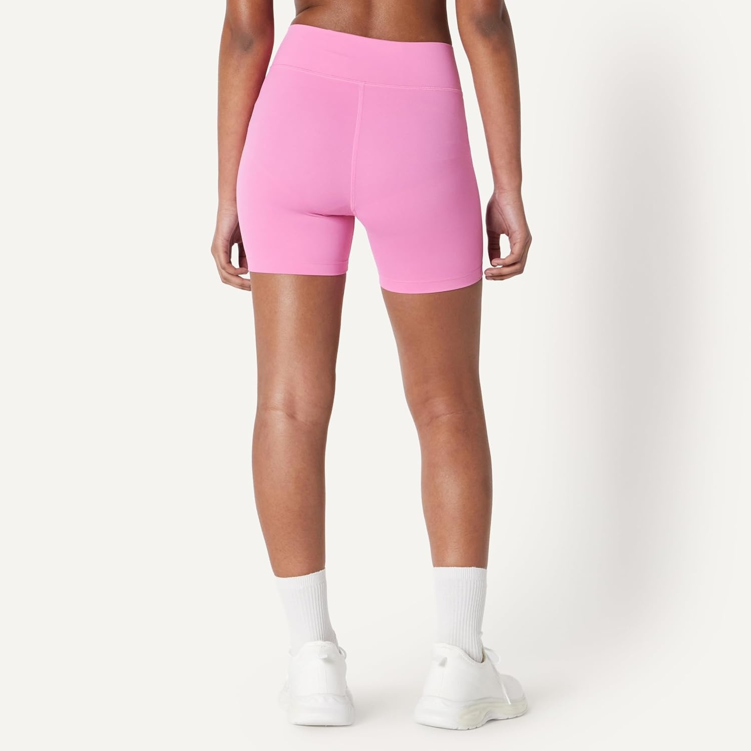 image:imageAmazon Essentials Girls Athletic FormFlex Buttery Soft Dance Cartwheel Bike ShortsPink