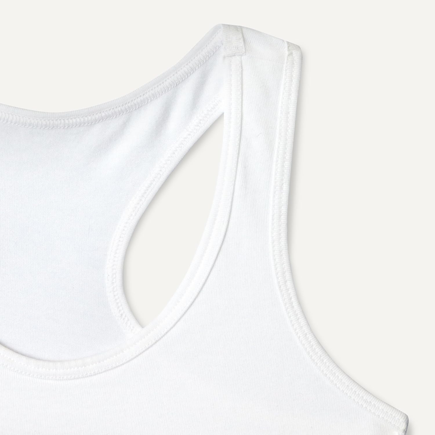 image:imageAmazon Essentials Girls Cotton Jersey Racerback Crop Top BraletteBlack White