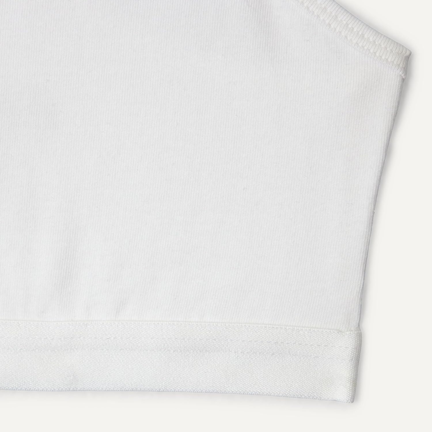 image:imageAmazon Essentials Girls Cotton Jersey Racerback Crop Top BraletteWhite