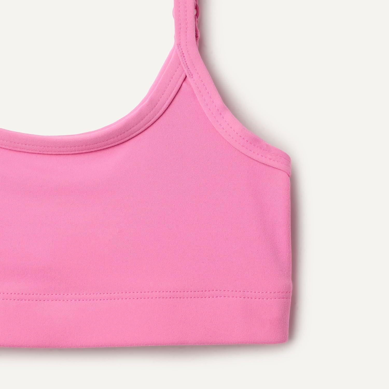 image:imageAmazon Essentials Girls FormFlex Light Support Spaghetti Strap Training Sports BraPink