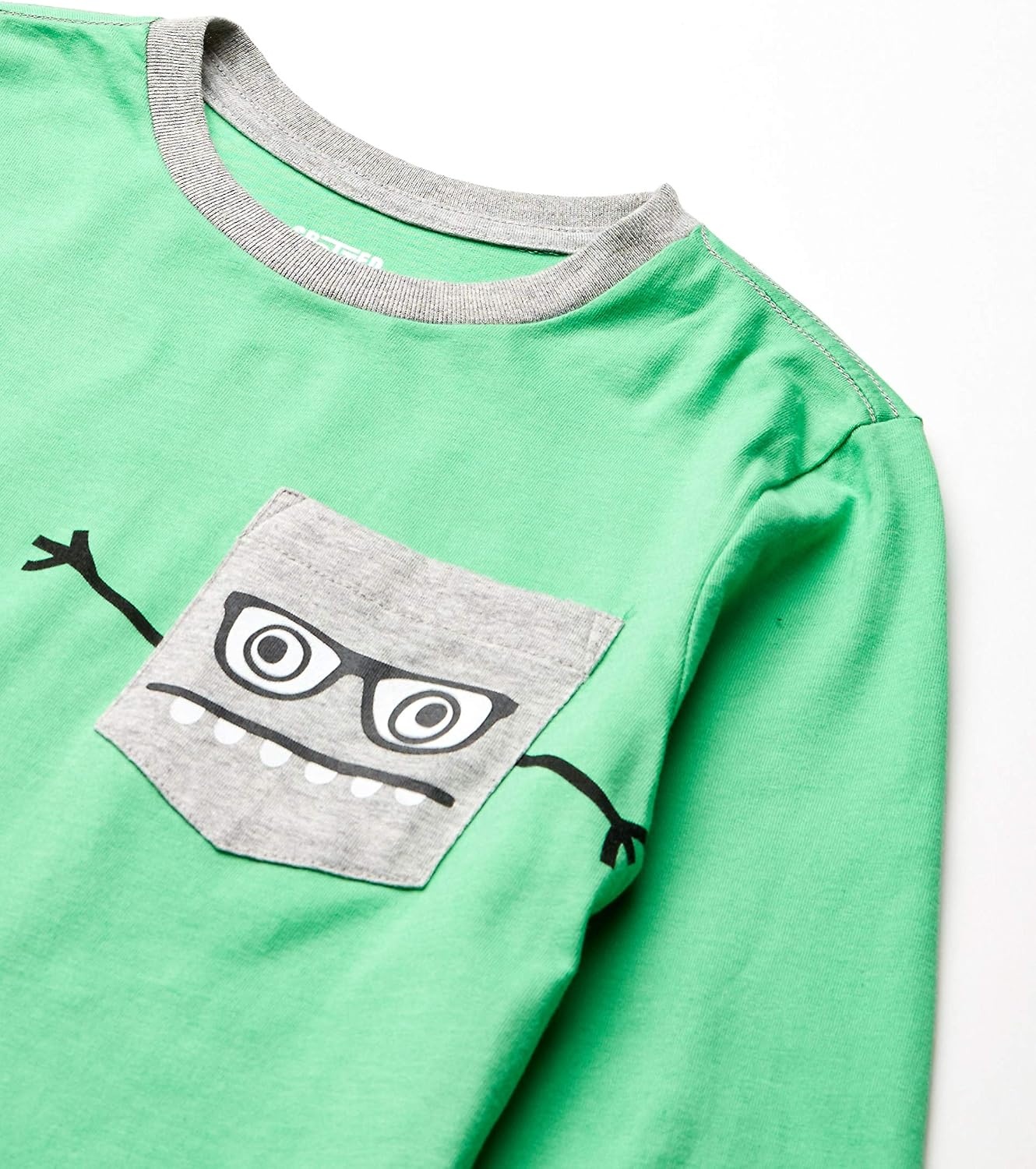 image:imageAmazon Essentials Toddler Boys LongSleeve Cotton TShirts Multipacks5pack Chompers