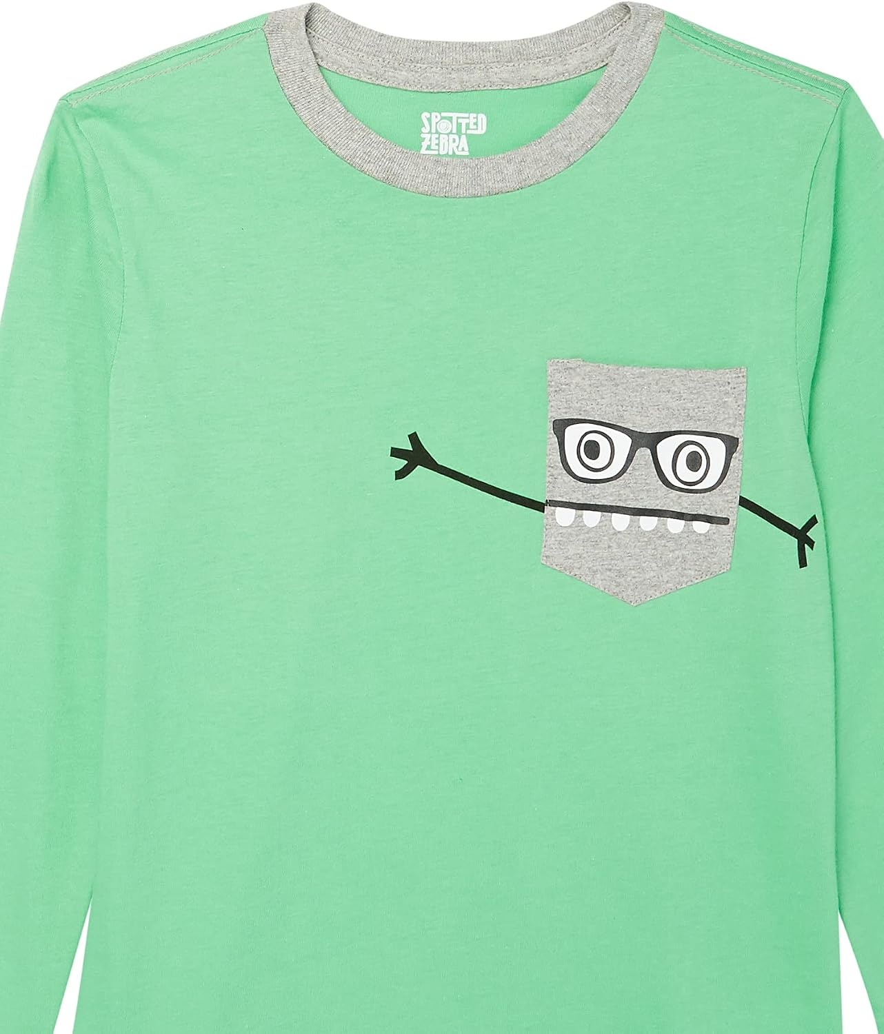 image:imageAmazon Essentials Toddler Boys LongSleeve Cotton TShirts Multipacks5pack Chompers