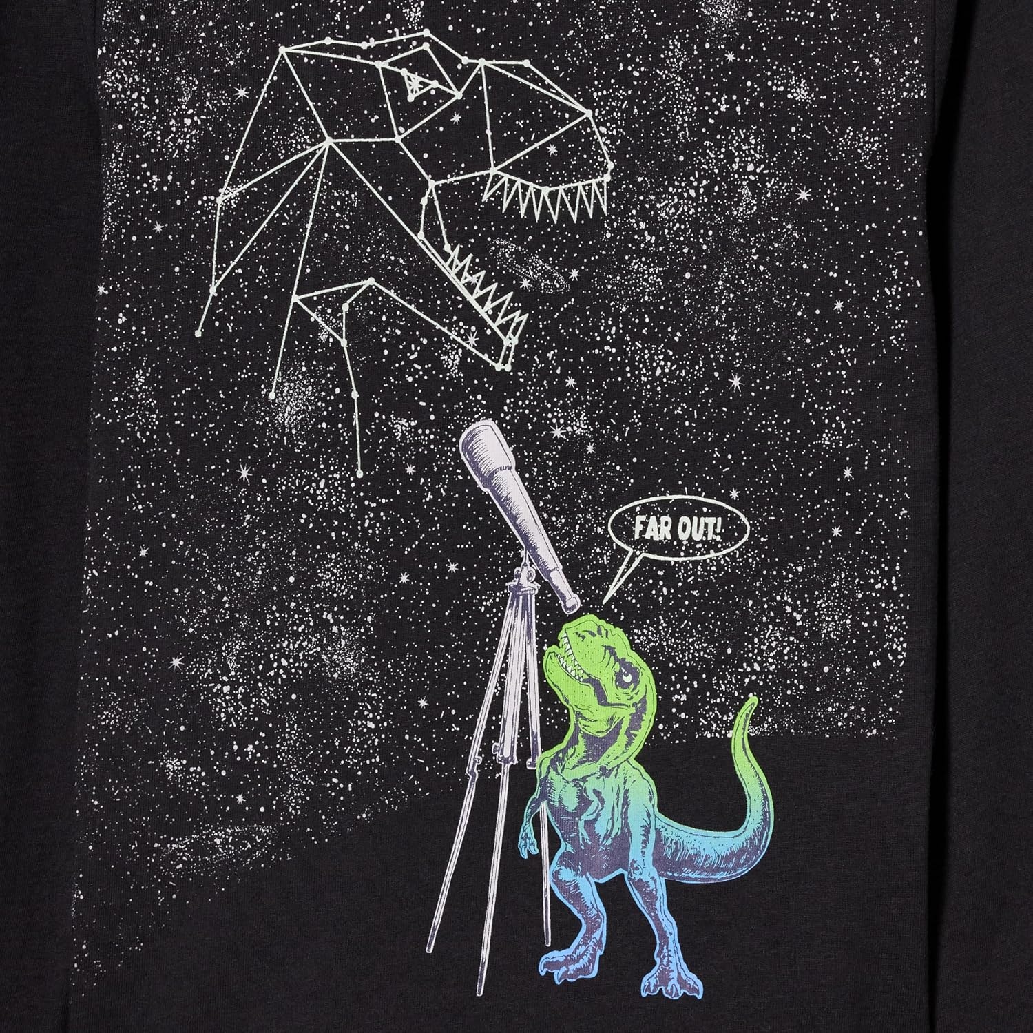 image:imageAmazon Essentials Toddler Boys LongSleeve Cotton TShirts Multipacks5pack Space Dino